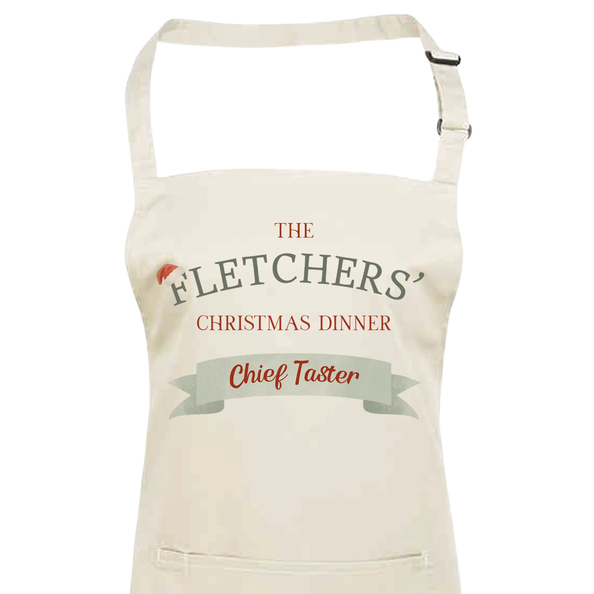 Personalised Festive Family Apron - Christmas Dinner Unisex Adults and Kids Fun Apron Gift - Image 7