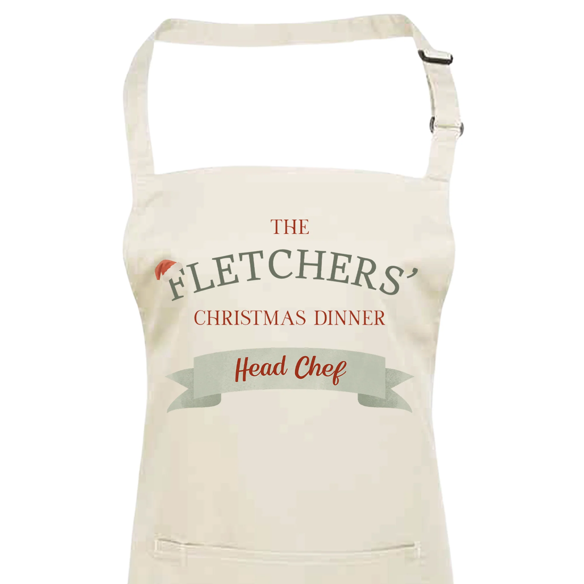 Personalised Festive Family Apron - Christmas Dinner Unisex Adults and Kids Fun Apron Gift - Image 8