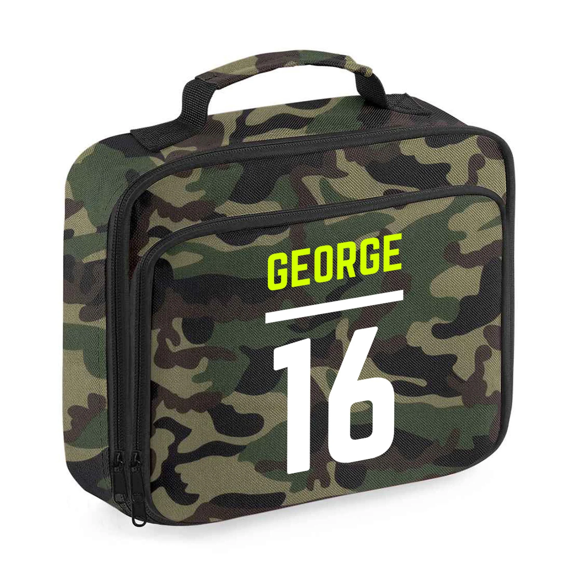 Personalised Football Number - Lunch Bag - Image 3