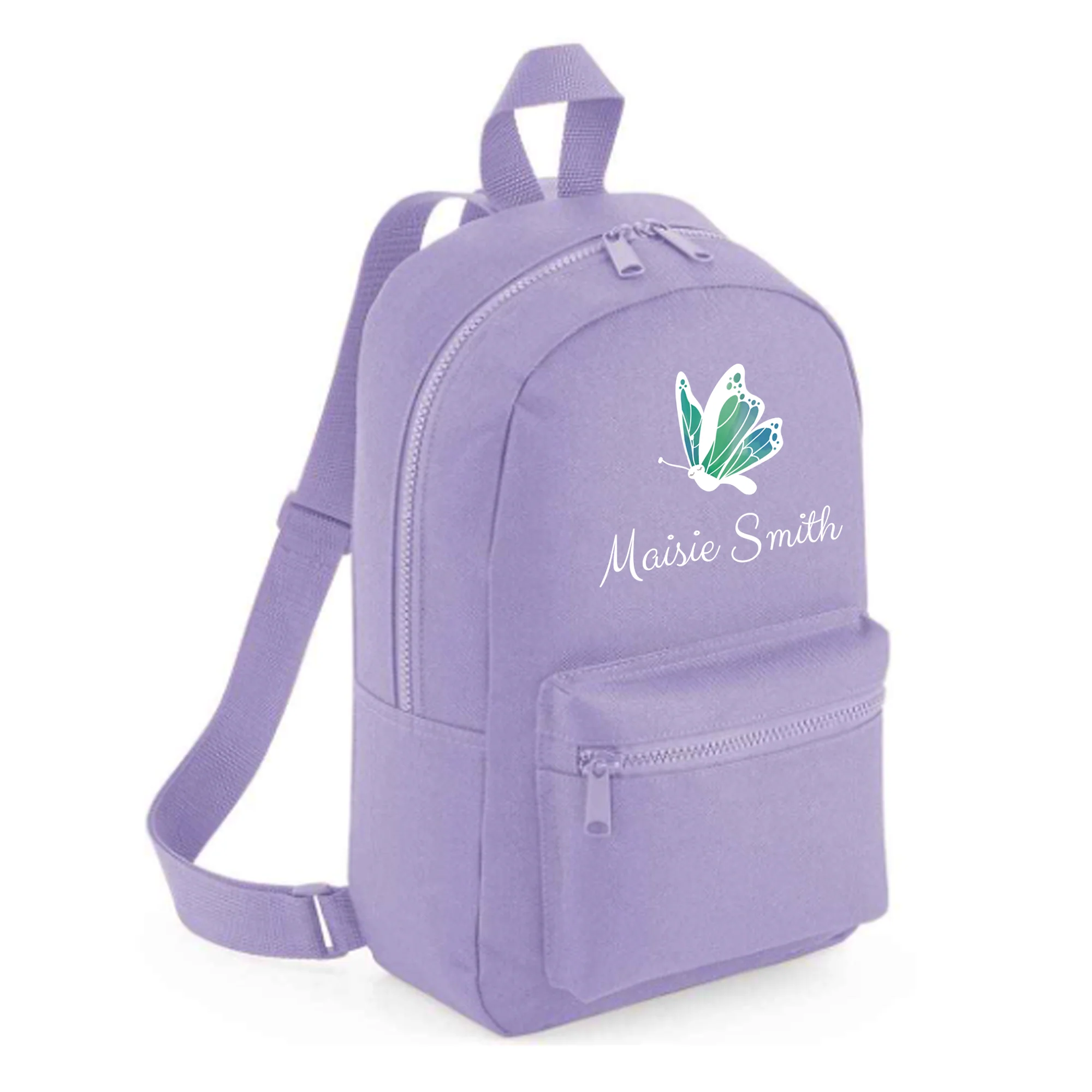 Personalised Kids 7L Backpack - Butterfly Design - Image 11