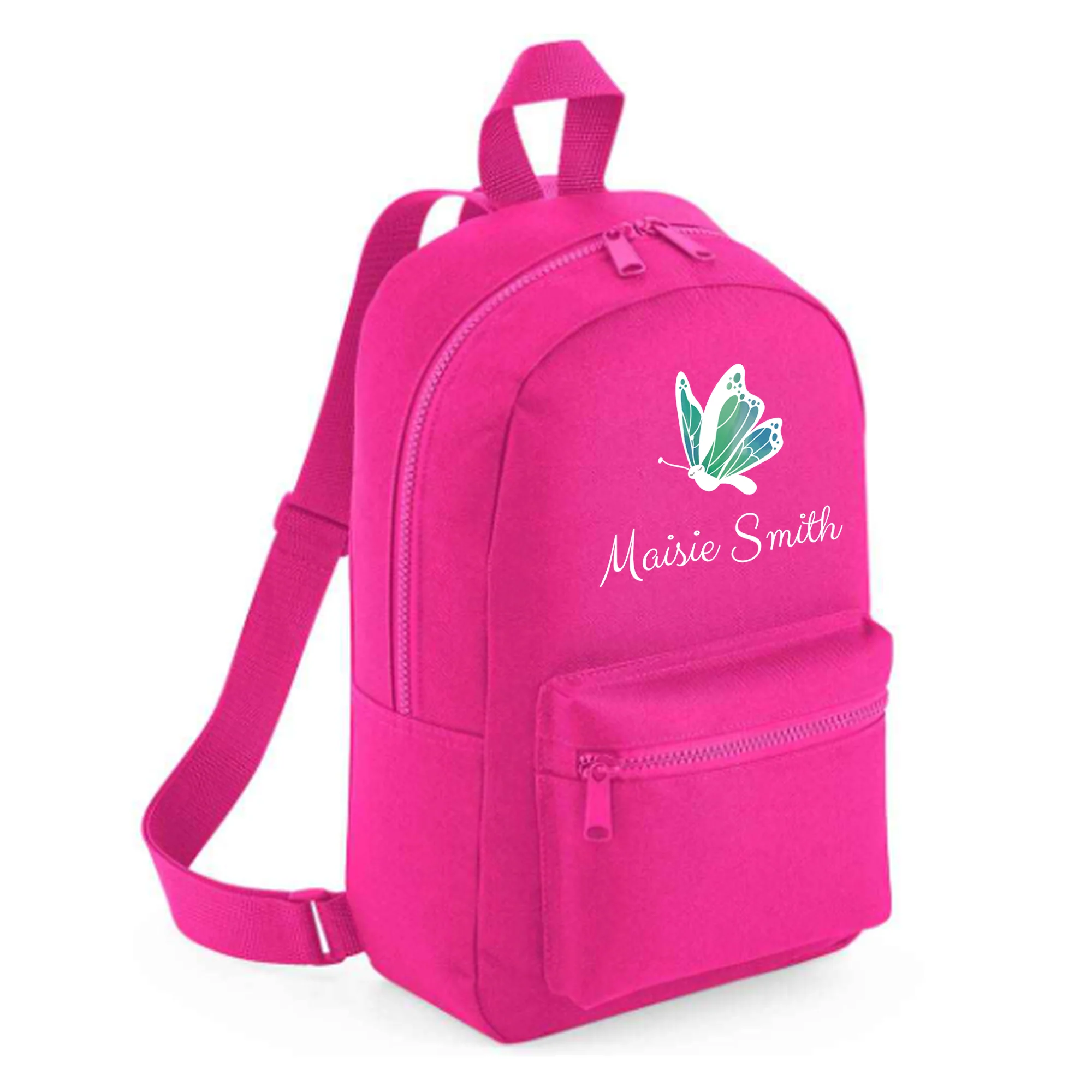 Personalised Kids 7L Backpack - Butterfly Design - Image 15