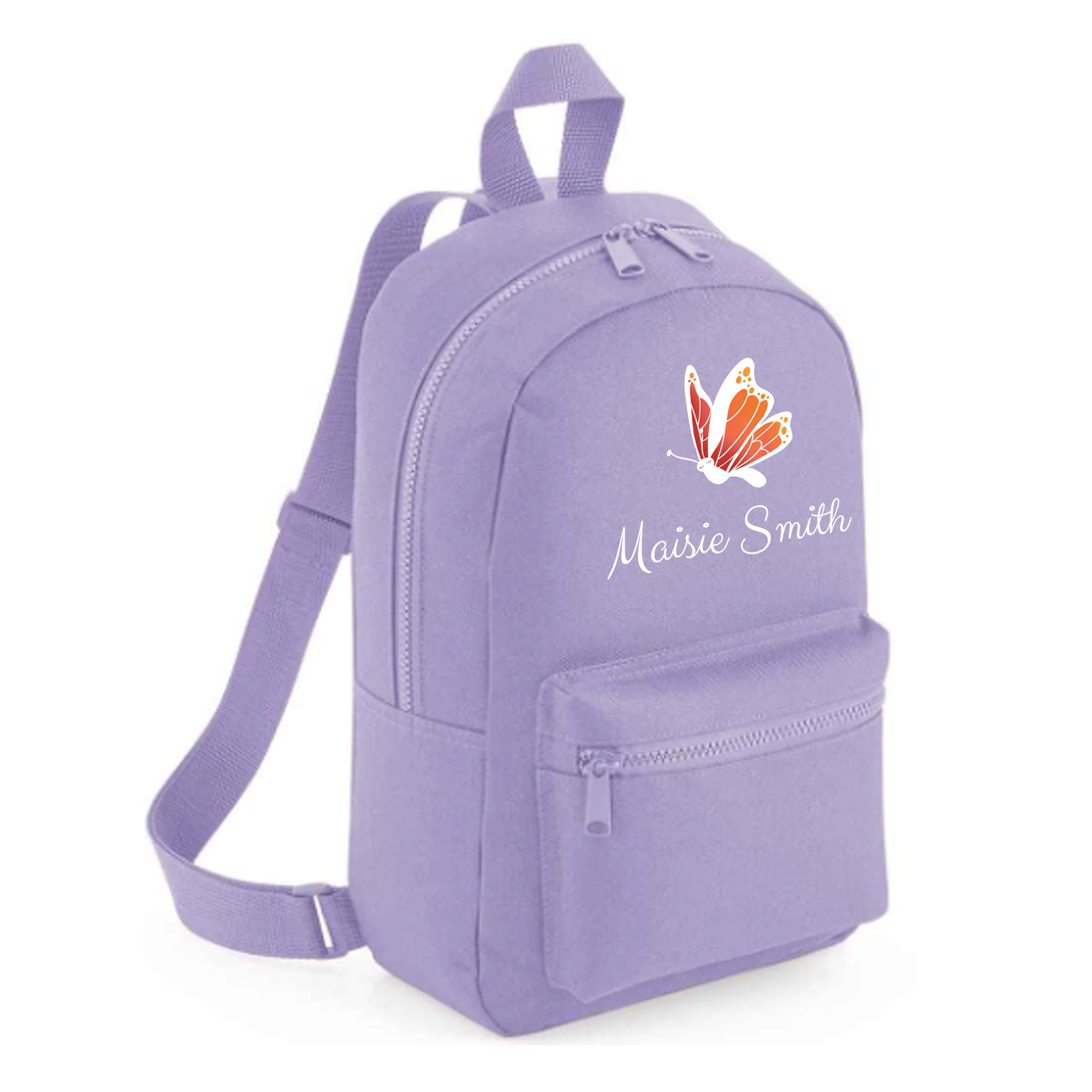 Personalised Kids 7L Backpack - Butterfly Design - Image 2