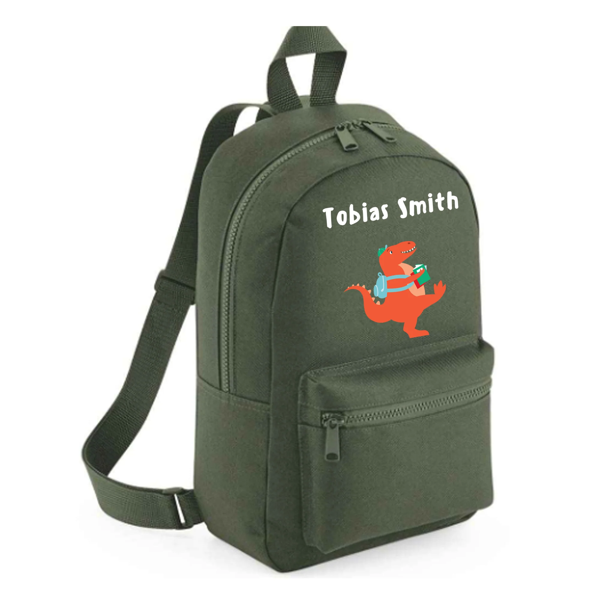 Personalised Kids 7L Backpack - Dinosaur Design - Image 7