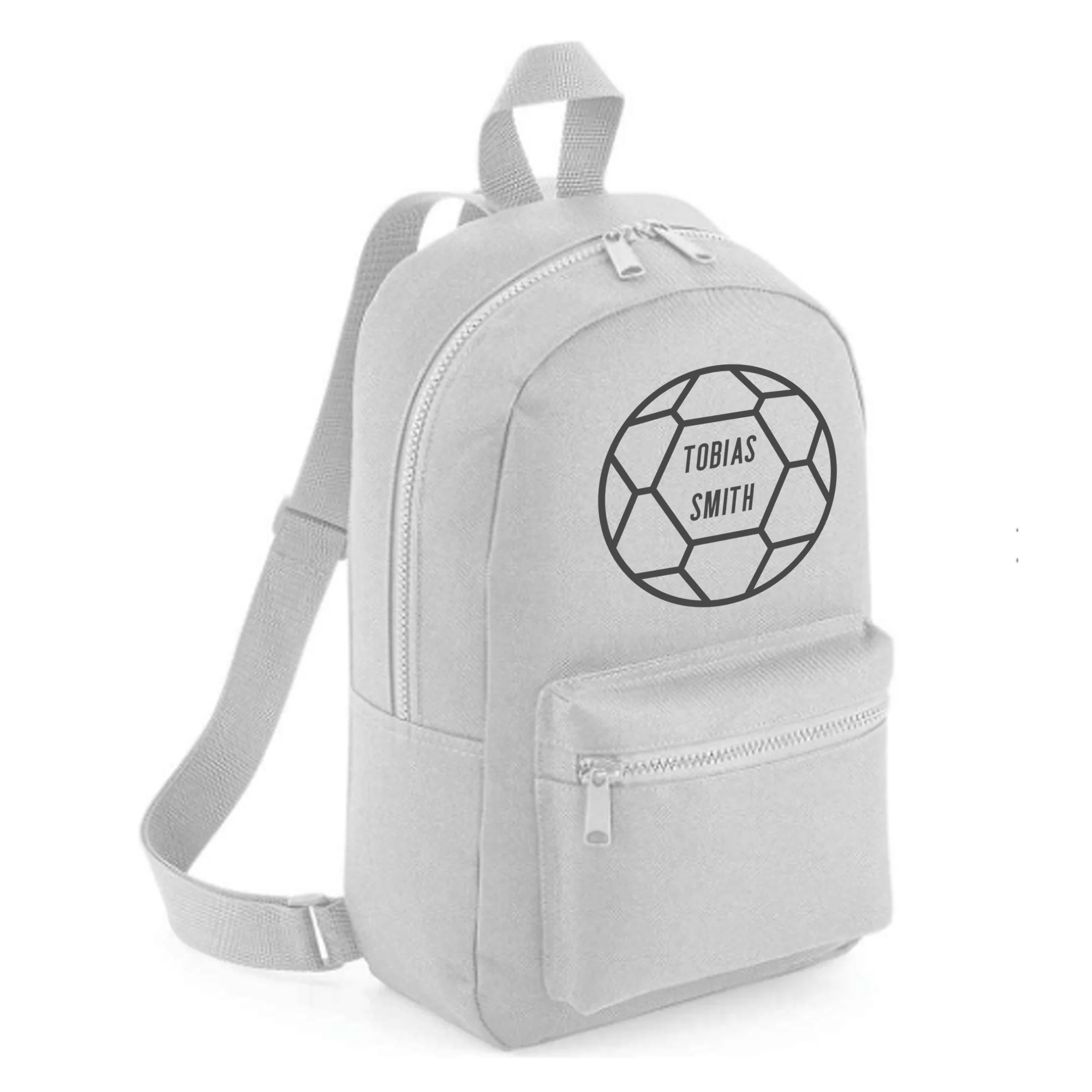 Personalised Kids 7L Backpack - Football Design - Image 3