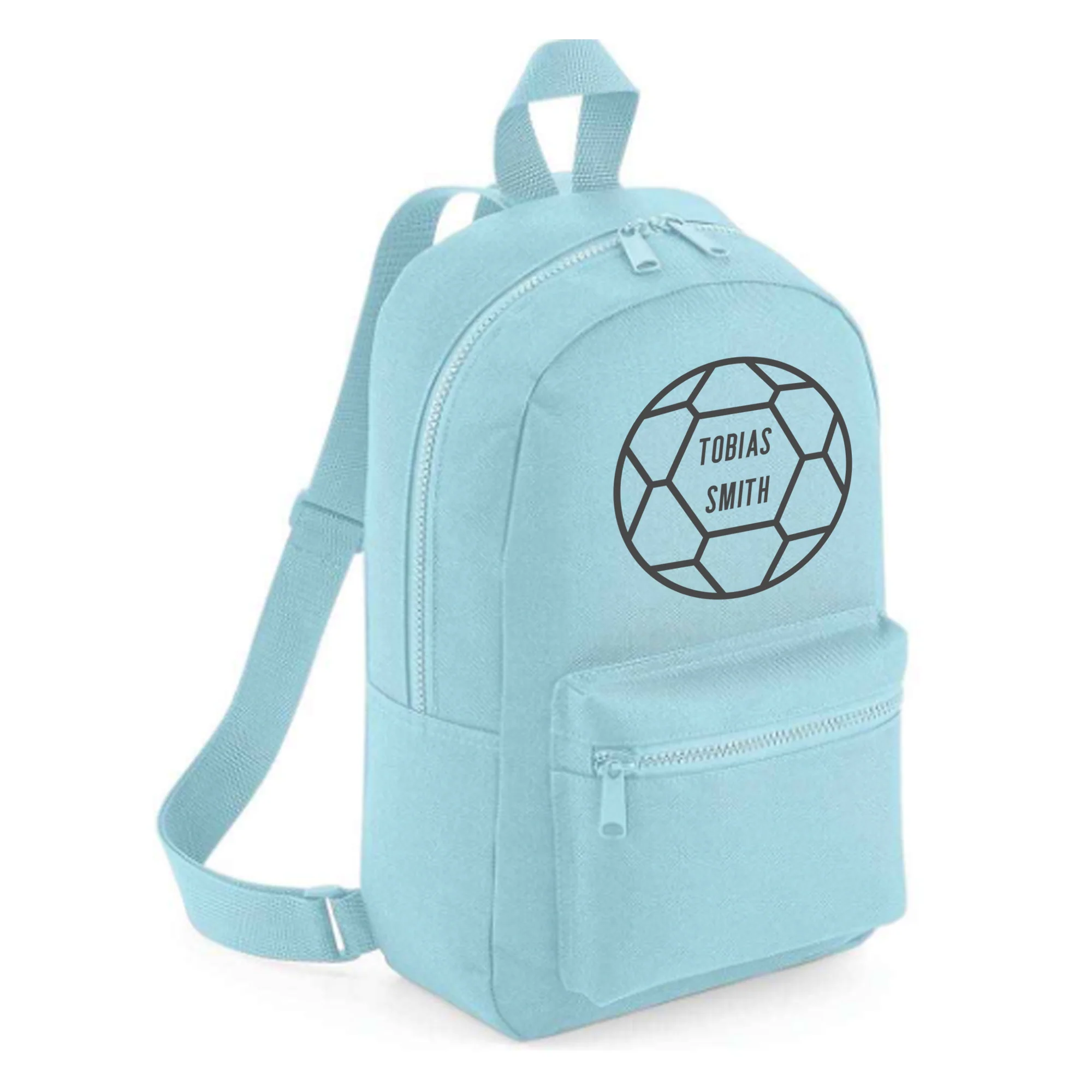 Personalised Kids 7L Backpack - Football Design - Image 5