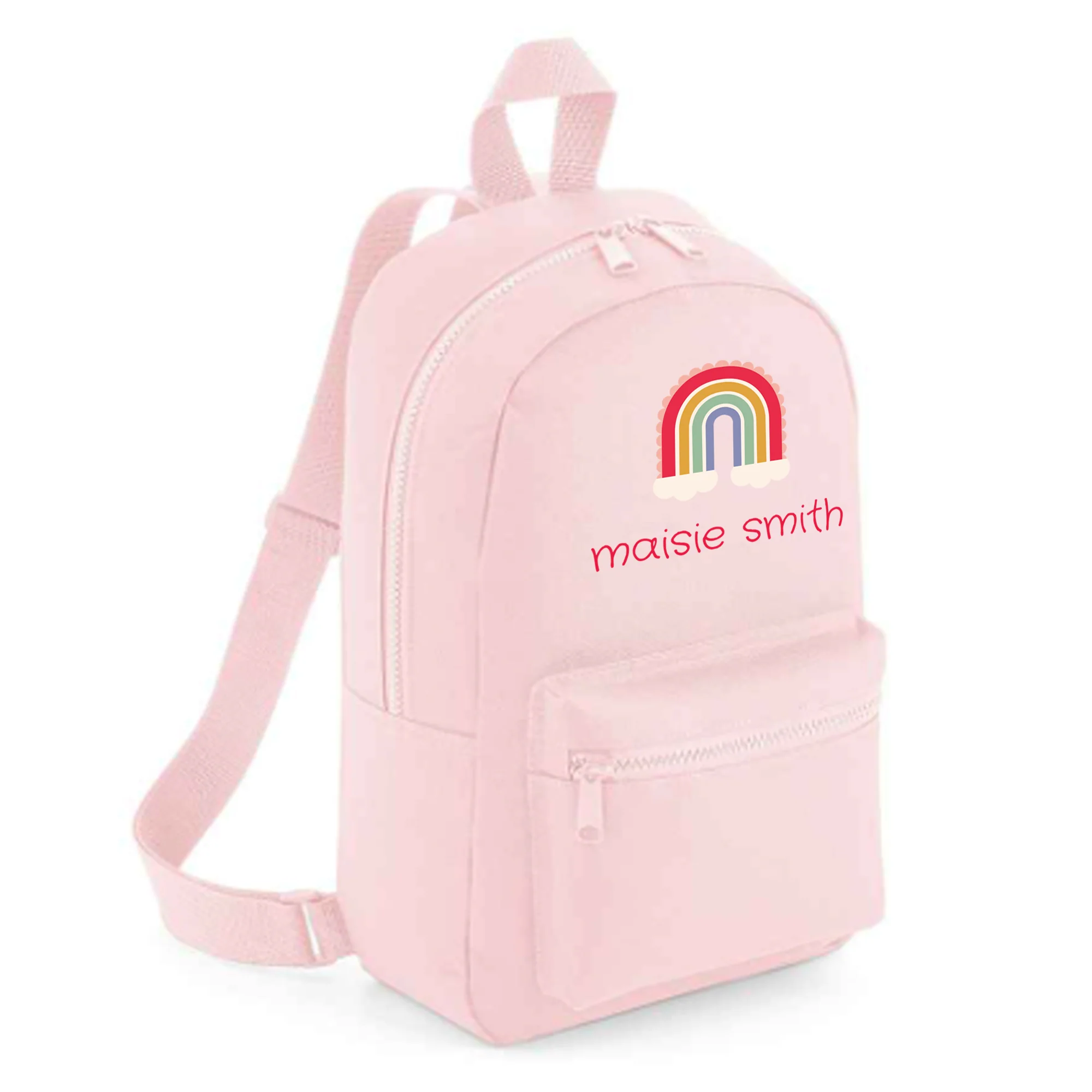 Personalised Kids 7L Backpack - Rainbow Design - Image 4