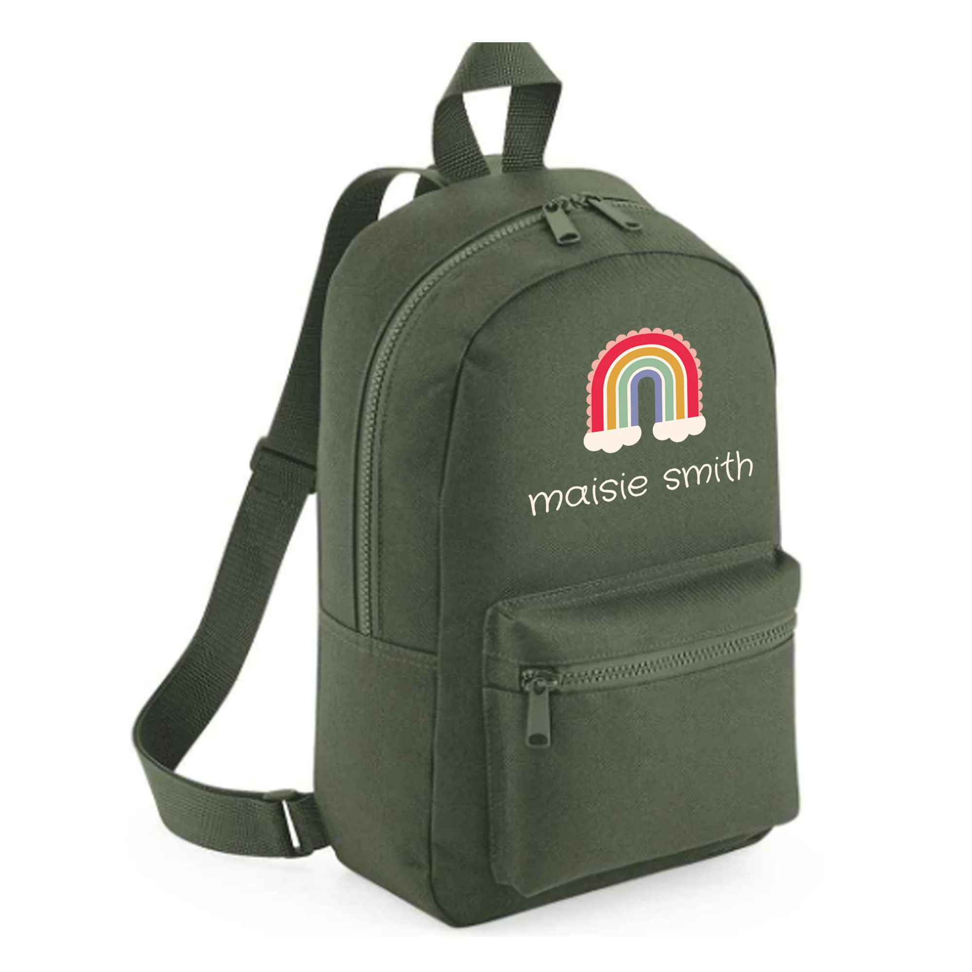 Personalised Kids 7L Backpack - Rainbow Design - Image 8