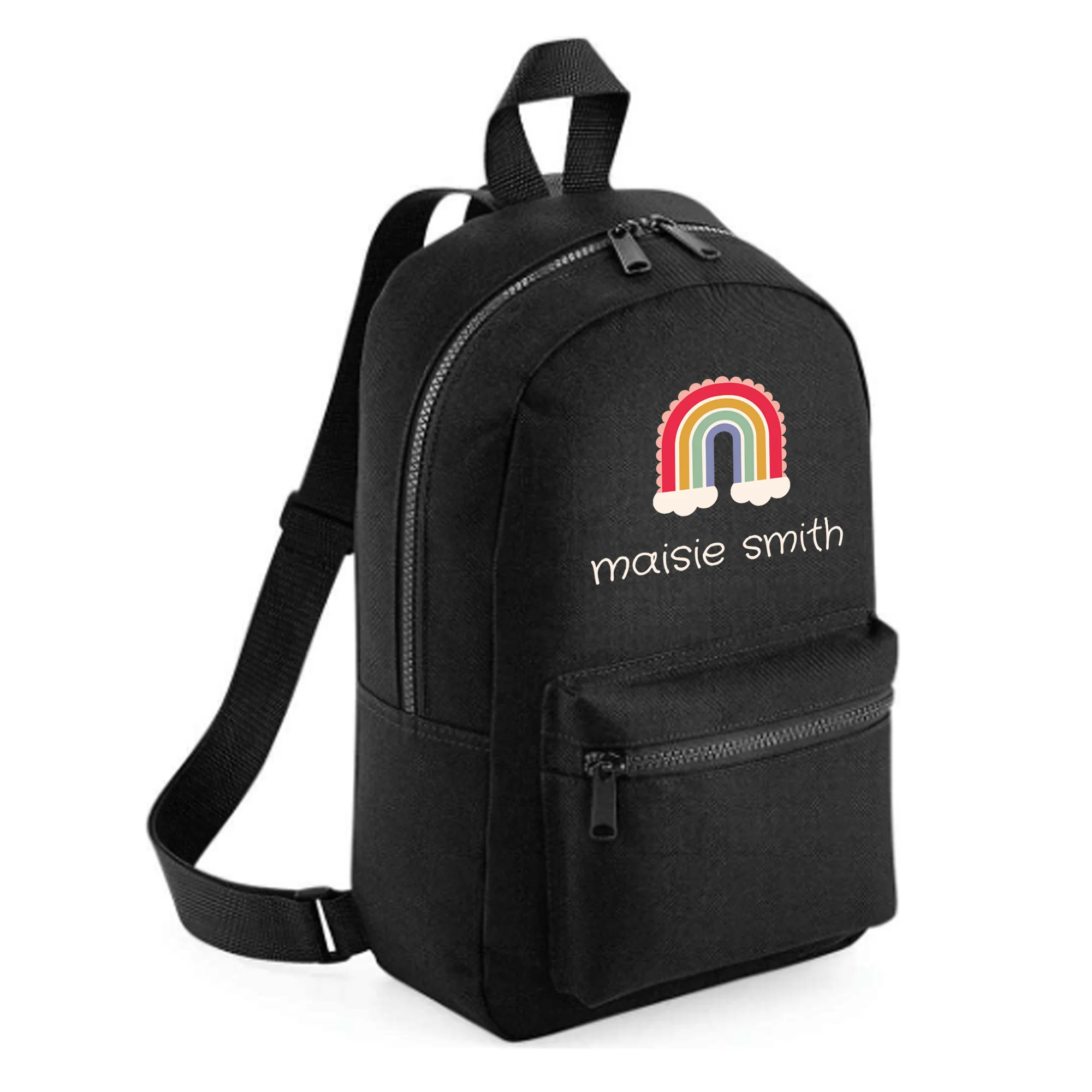 Personalised Kids 7L Backpack - Rainbow Design - Image 9