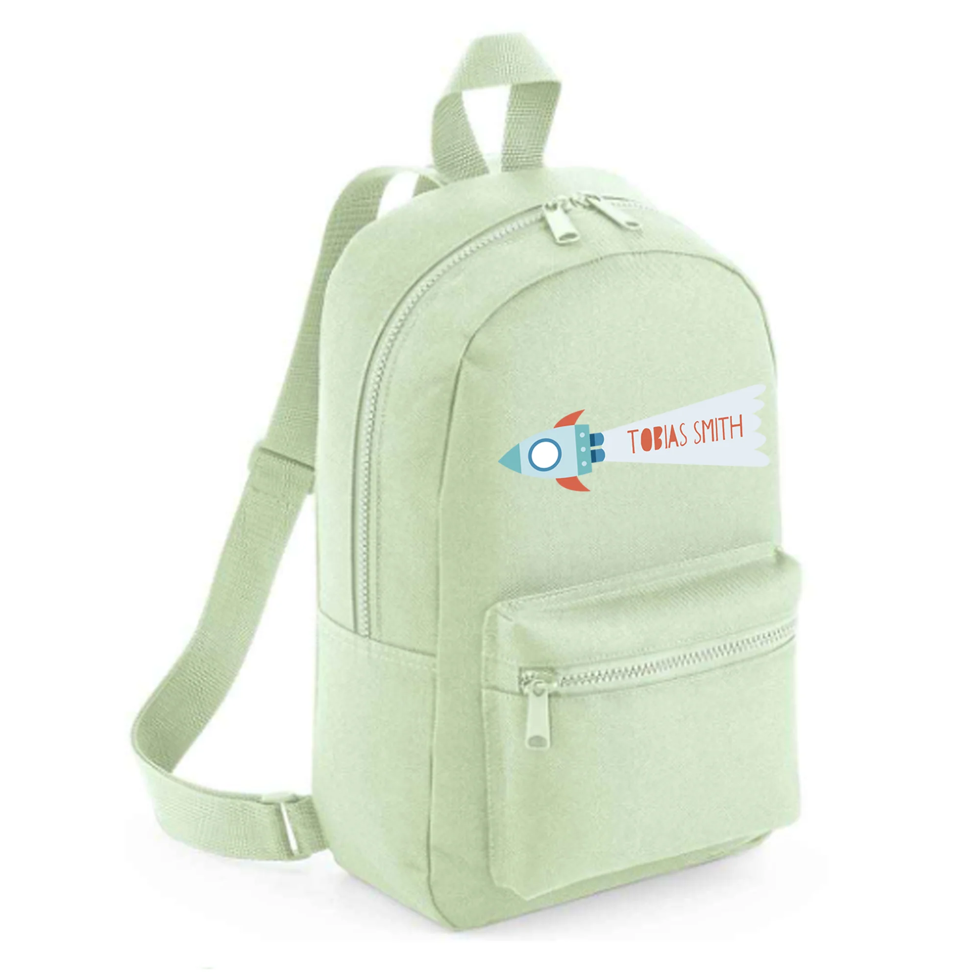 Personalised Kids 7L Backpack - Rocket Design