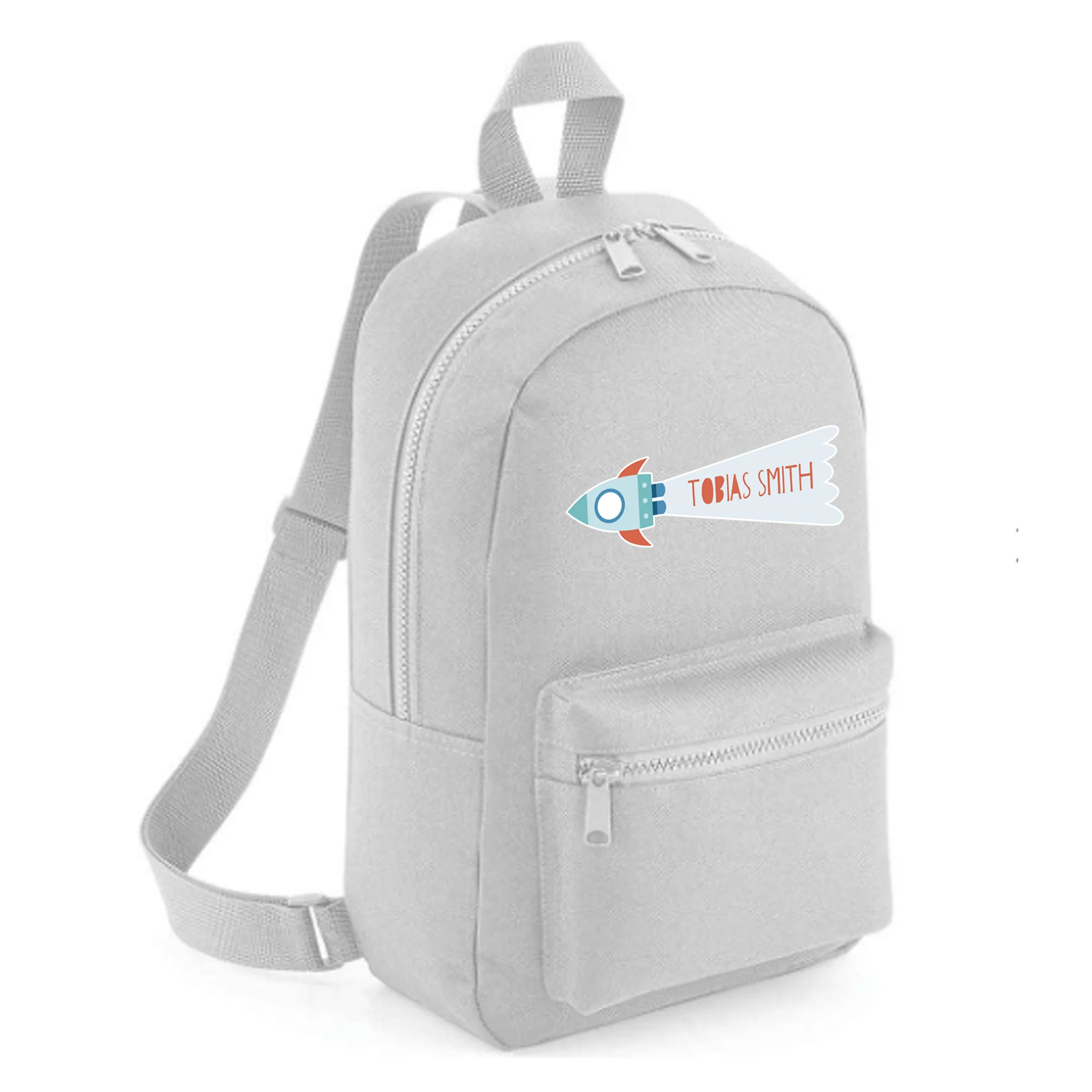 Personalised Kids 7L Backpack - Rocket Design - Image 3