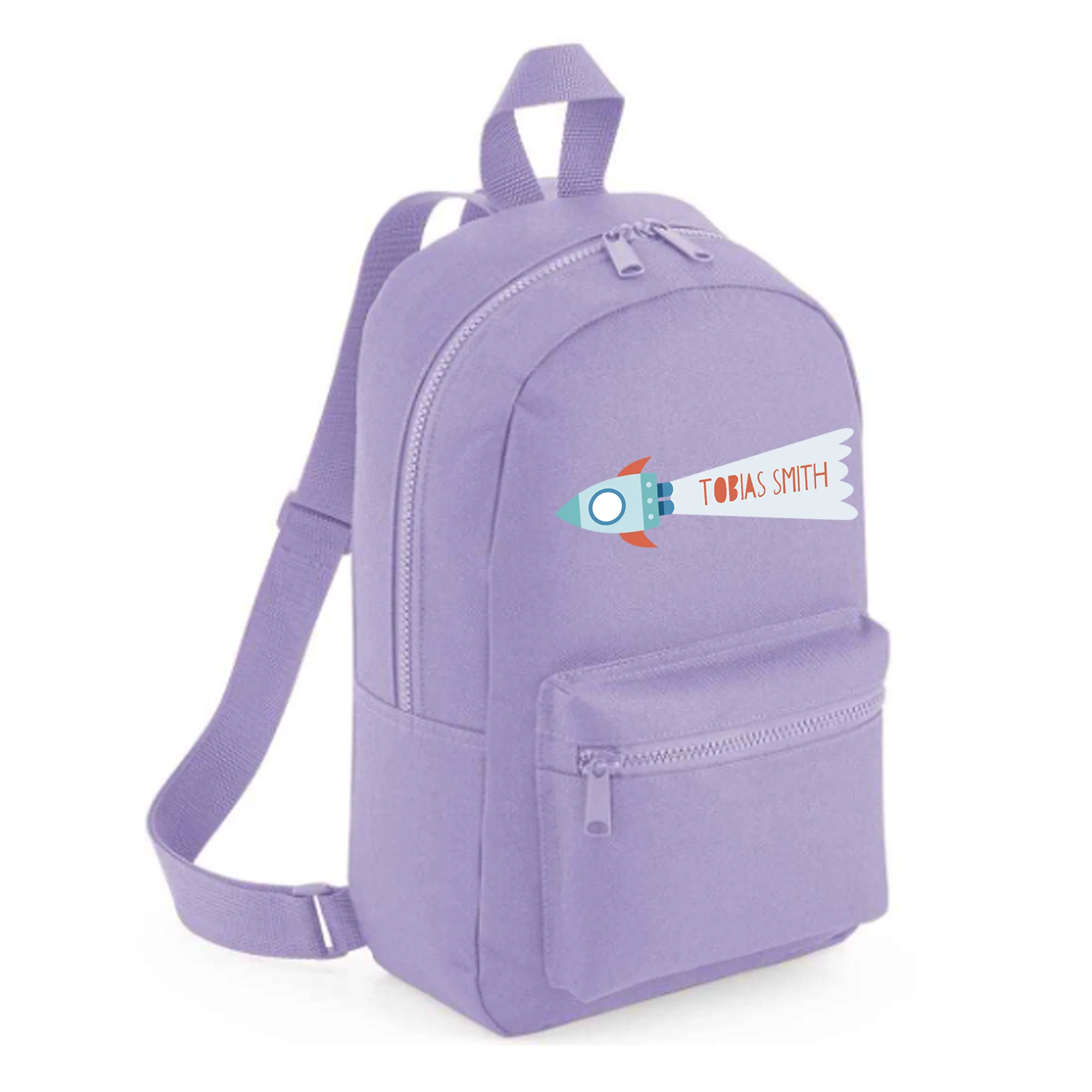 Personalised Kids 7L Backpack - Rocket Design - Image 5