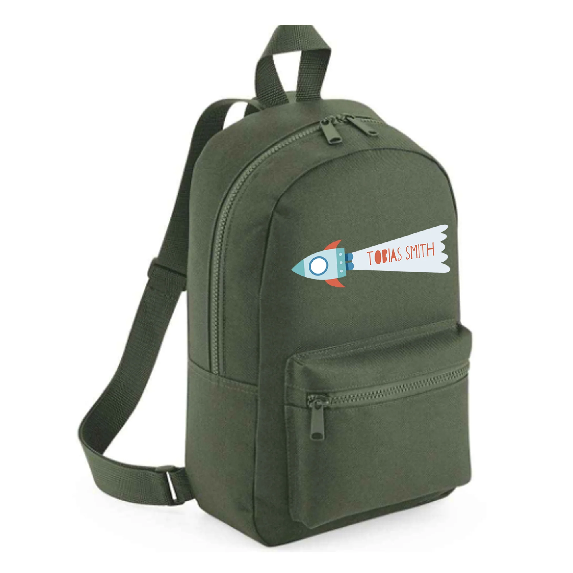 Personalised Kids 7L Backpack - Rocket Design - Image 6