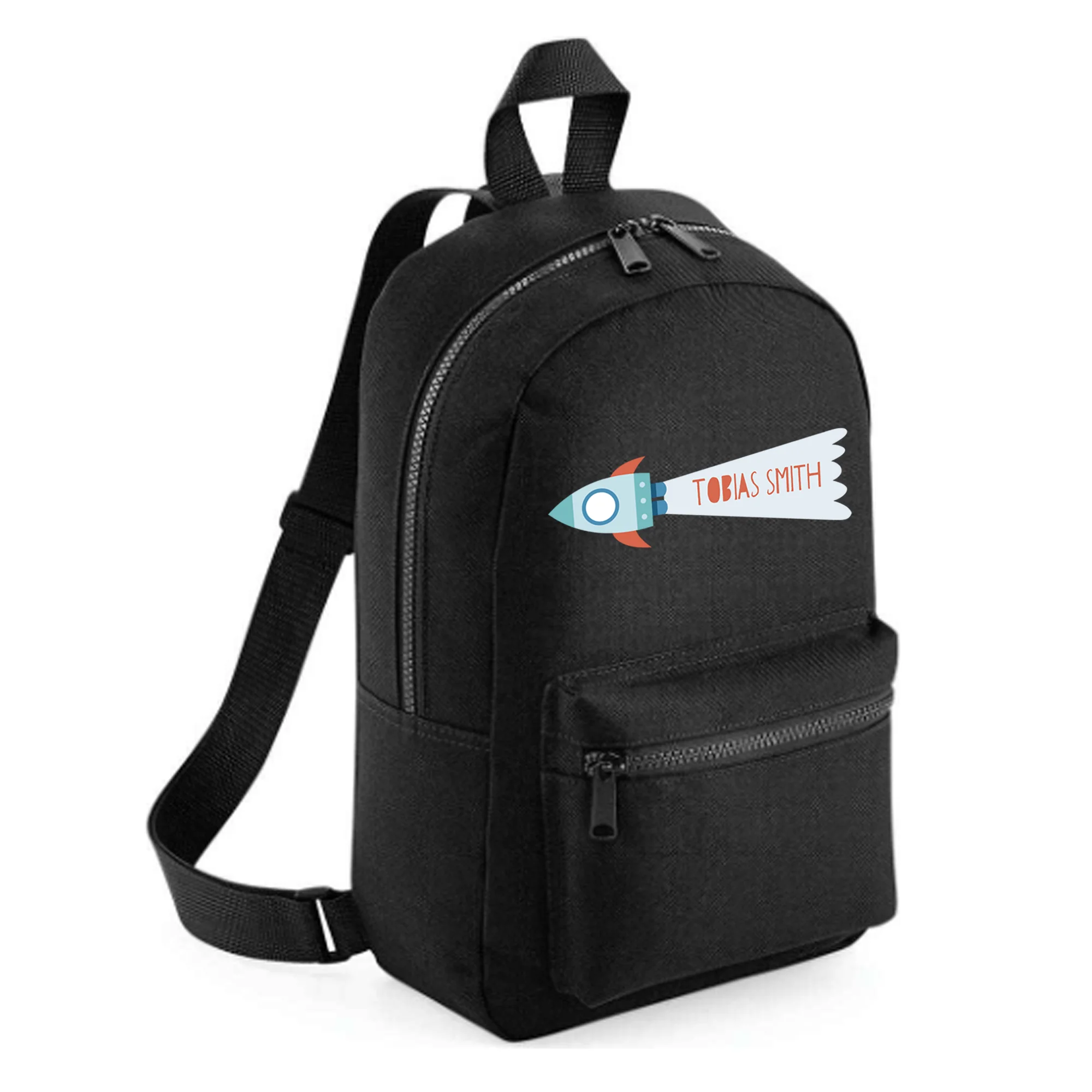 Personalised Kids 7L Backpack - Rocket Design - Image 8