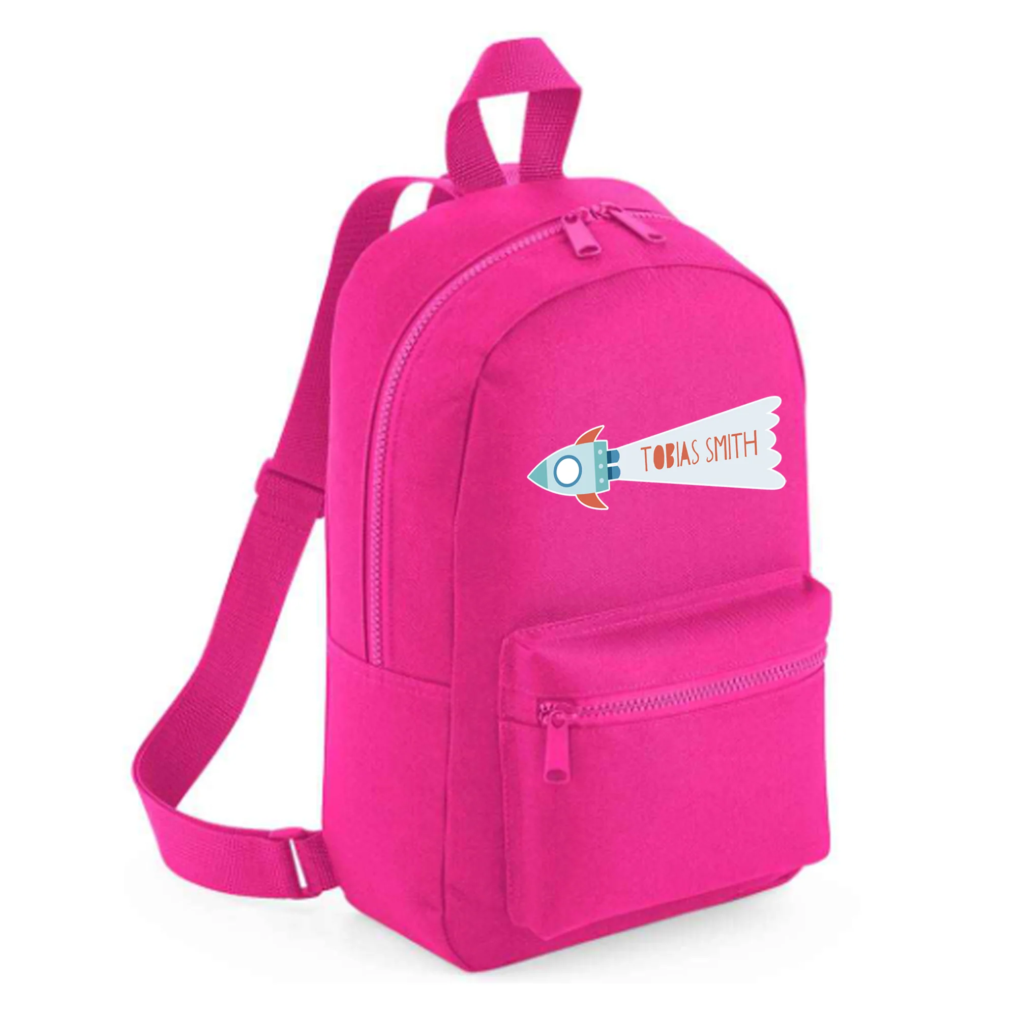 Personalised Kids 7L Backpack - Rocket Design - Image 9