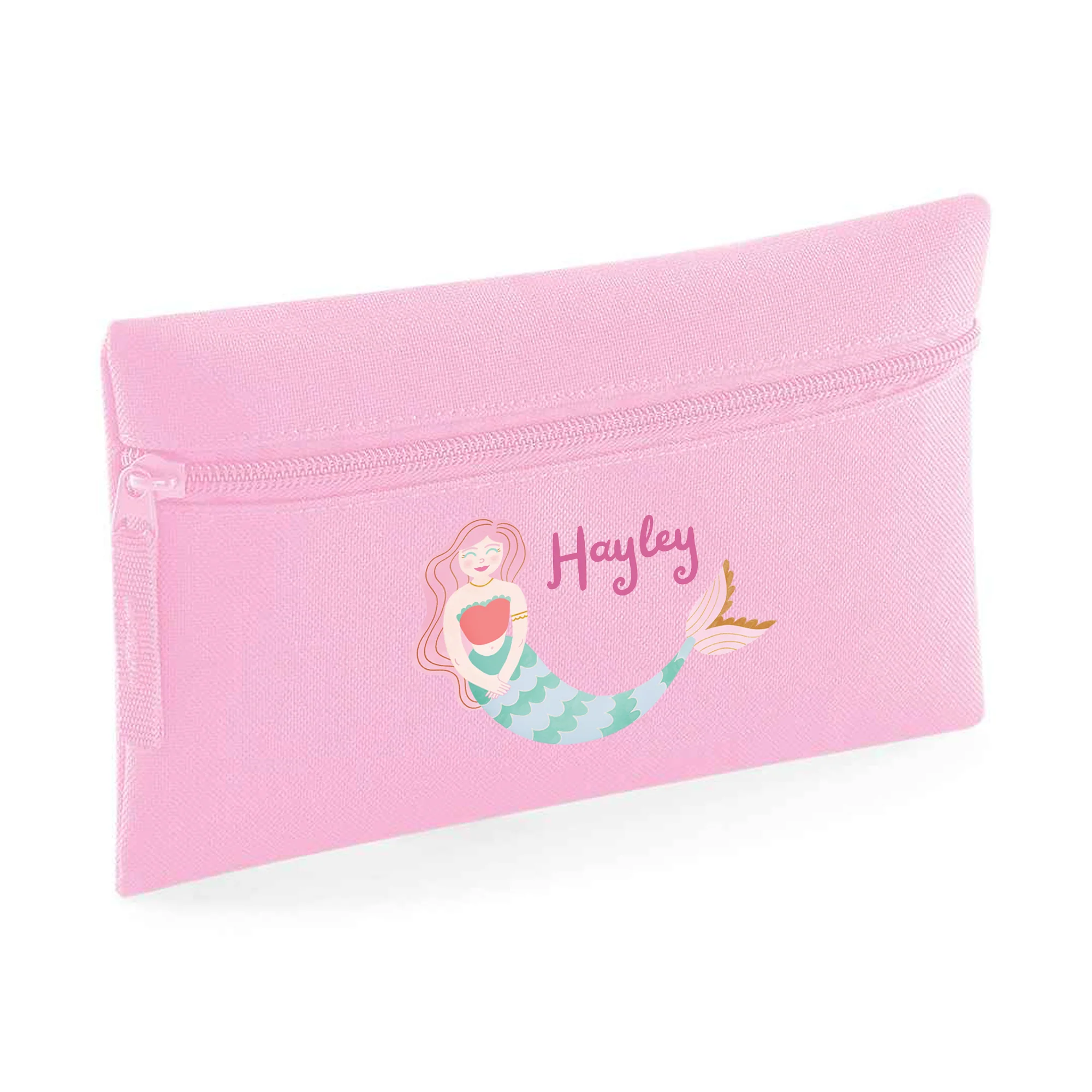 Mermaid-Themed Personalised Kids Pencil Case – Stationery Storage Bag for School - Image 4