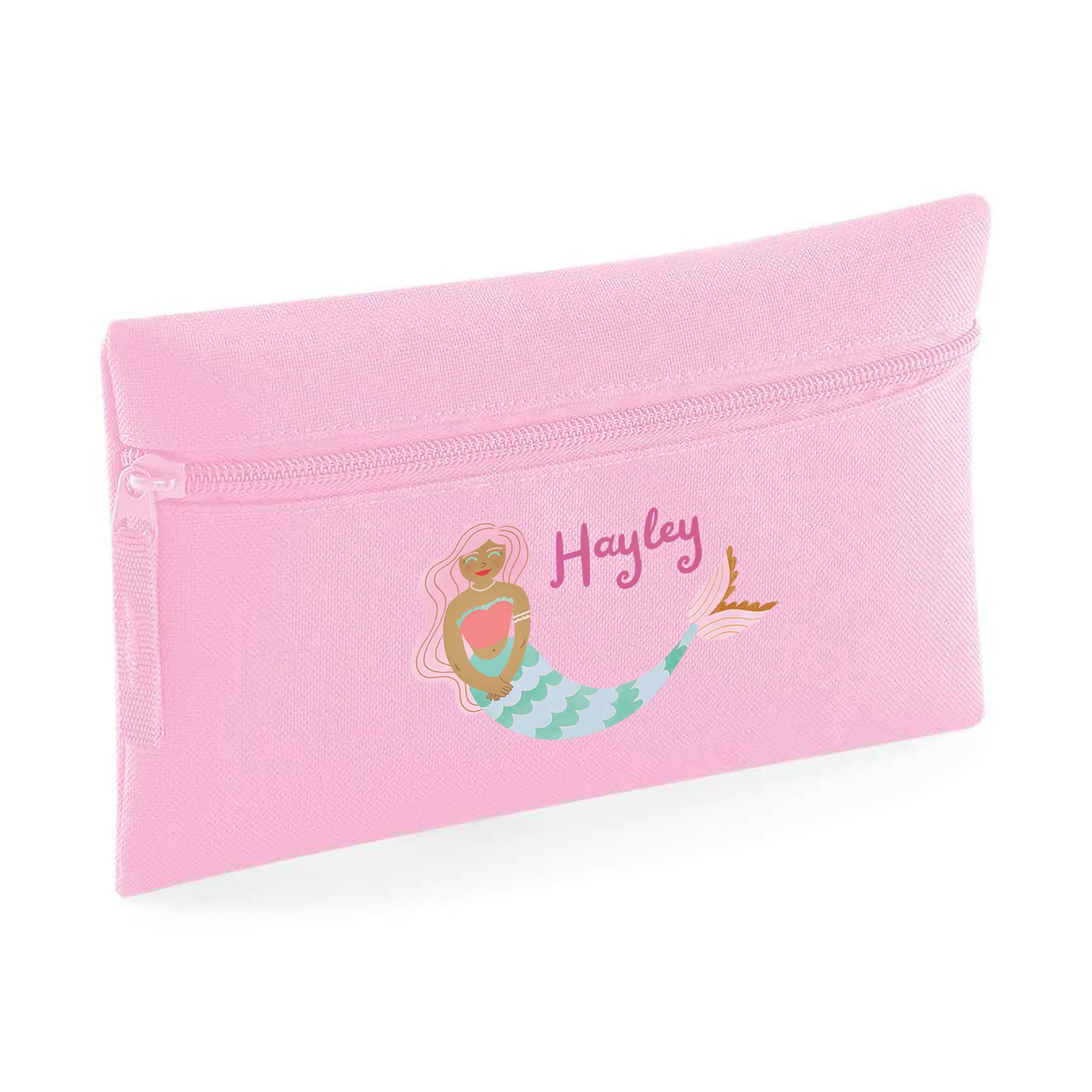 Mermaid-Themed Personalised Kids Pencil Case – Stationery Storage Bag for School - Image 5