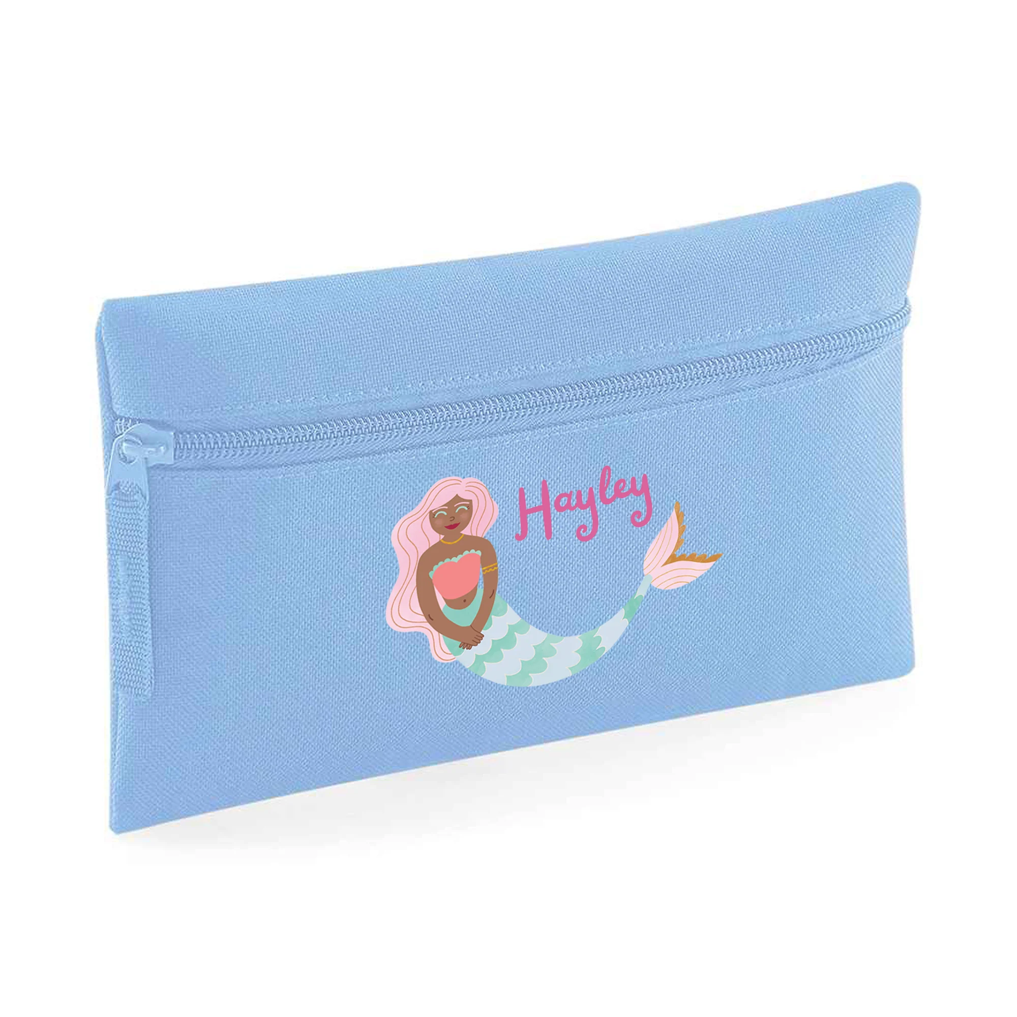 Mermaid-Themed Personalised Kids Pencil Case – Stationery Storage Bag for School - Image 7