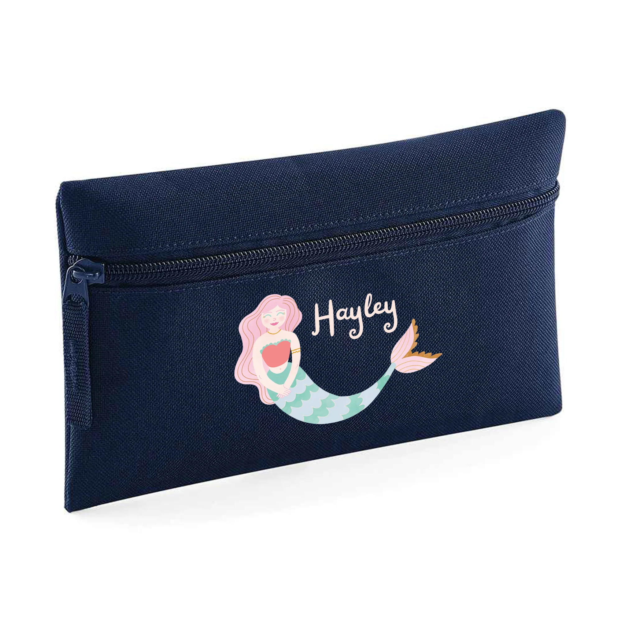 Mermaid-Themed Personalised Kids Pencil Case – Stationery Storage Bag for School - Image 8