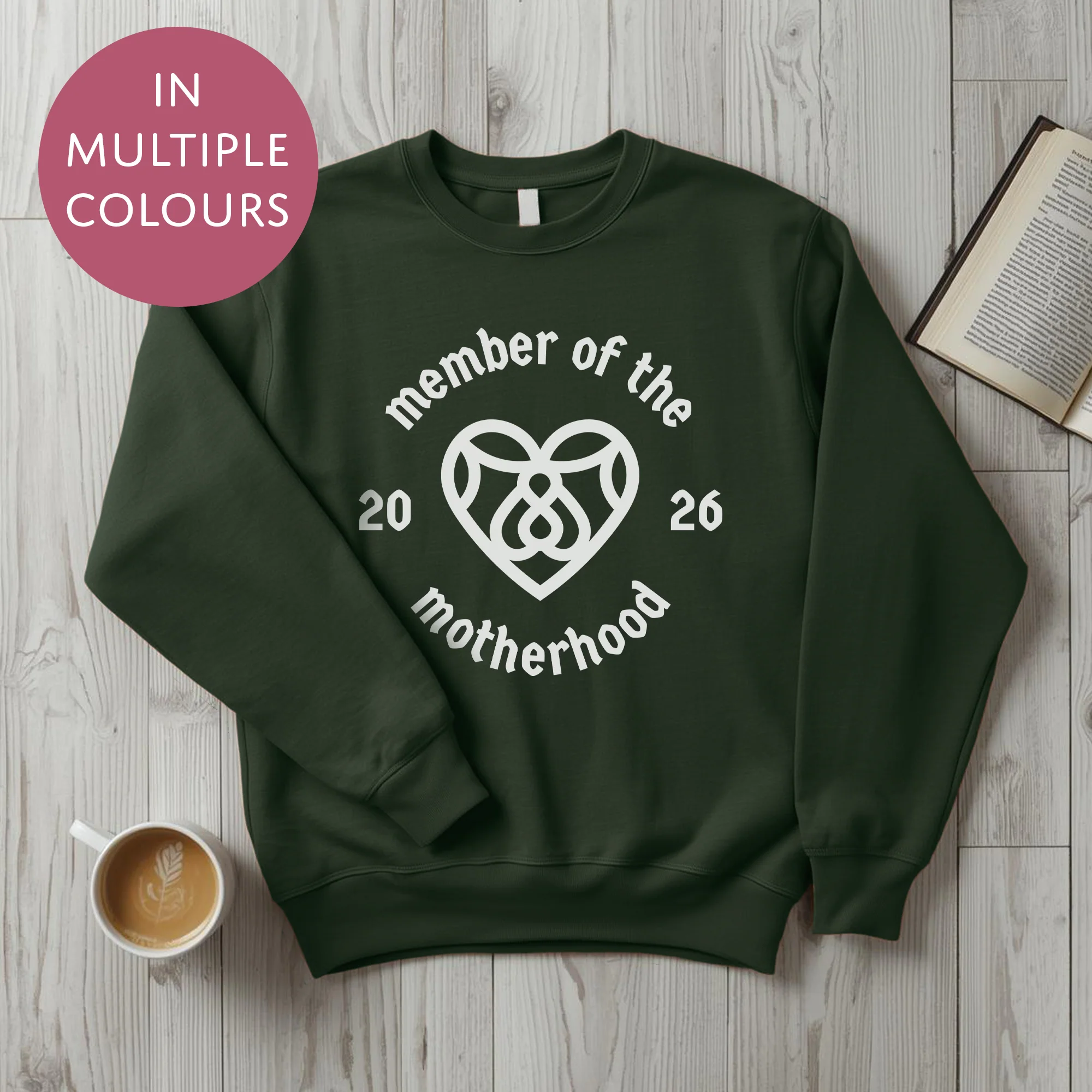 Personalised Motherhood Club Sweater With Custom Year - Cool Cult Mothers Day Gift For Mum - Image 10