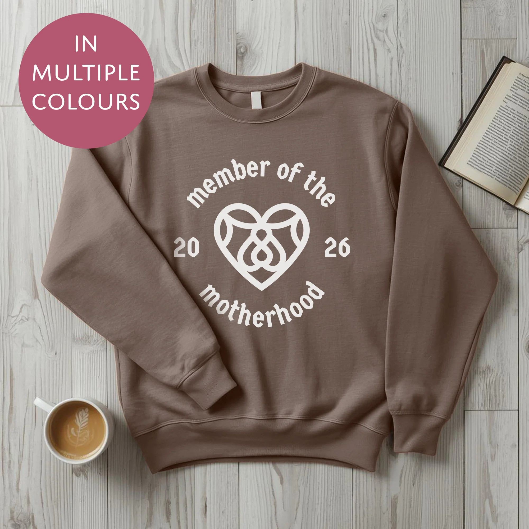 Personalised Motherhood Club Sweater With Custom Year - Cool Cult Mothers Day Gift For Mum - Image 6