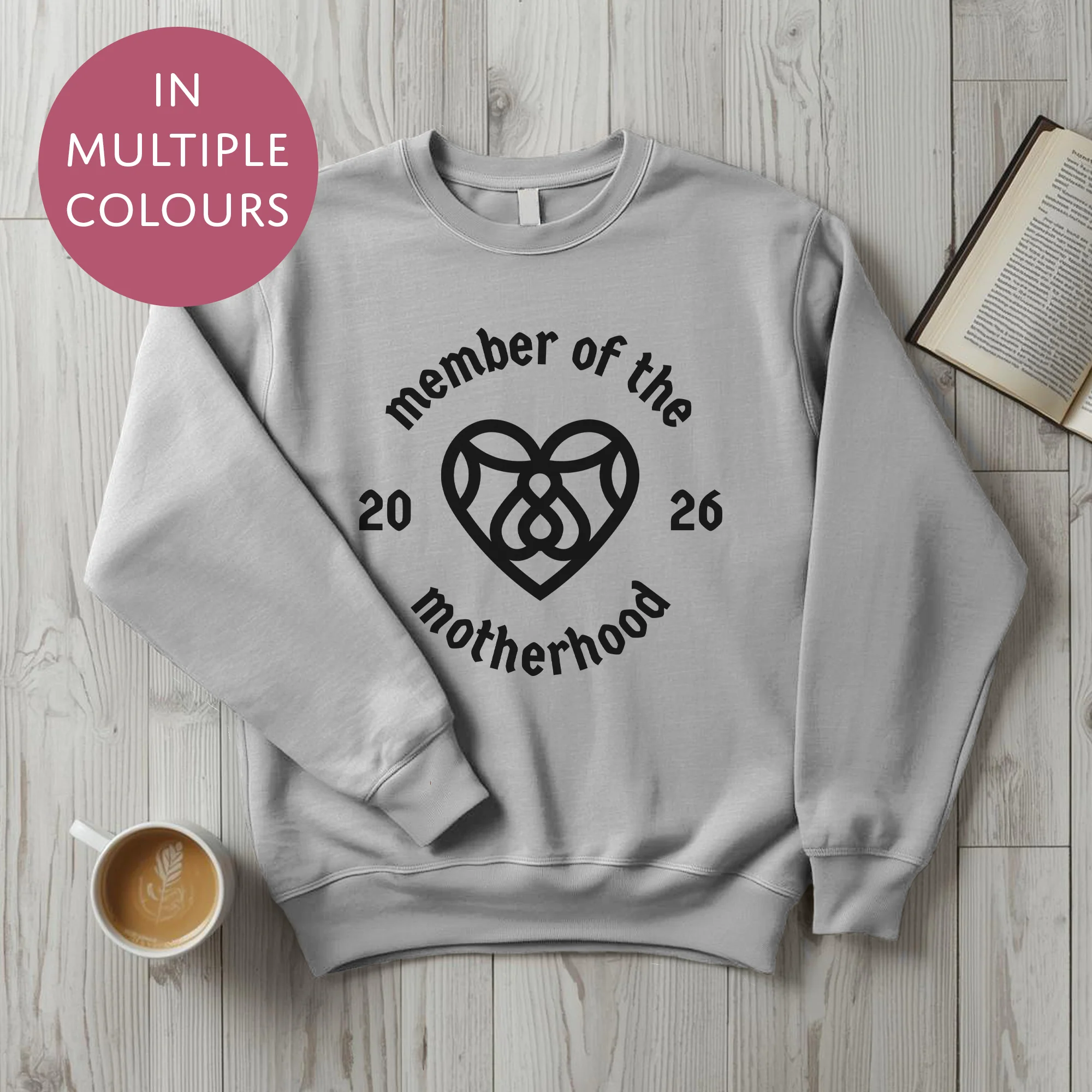 Personalised Motherhood Club Sweater With Custom Year - Cool Cult Mothers Day Gift For Mum - Image 8