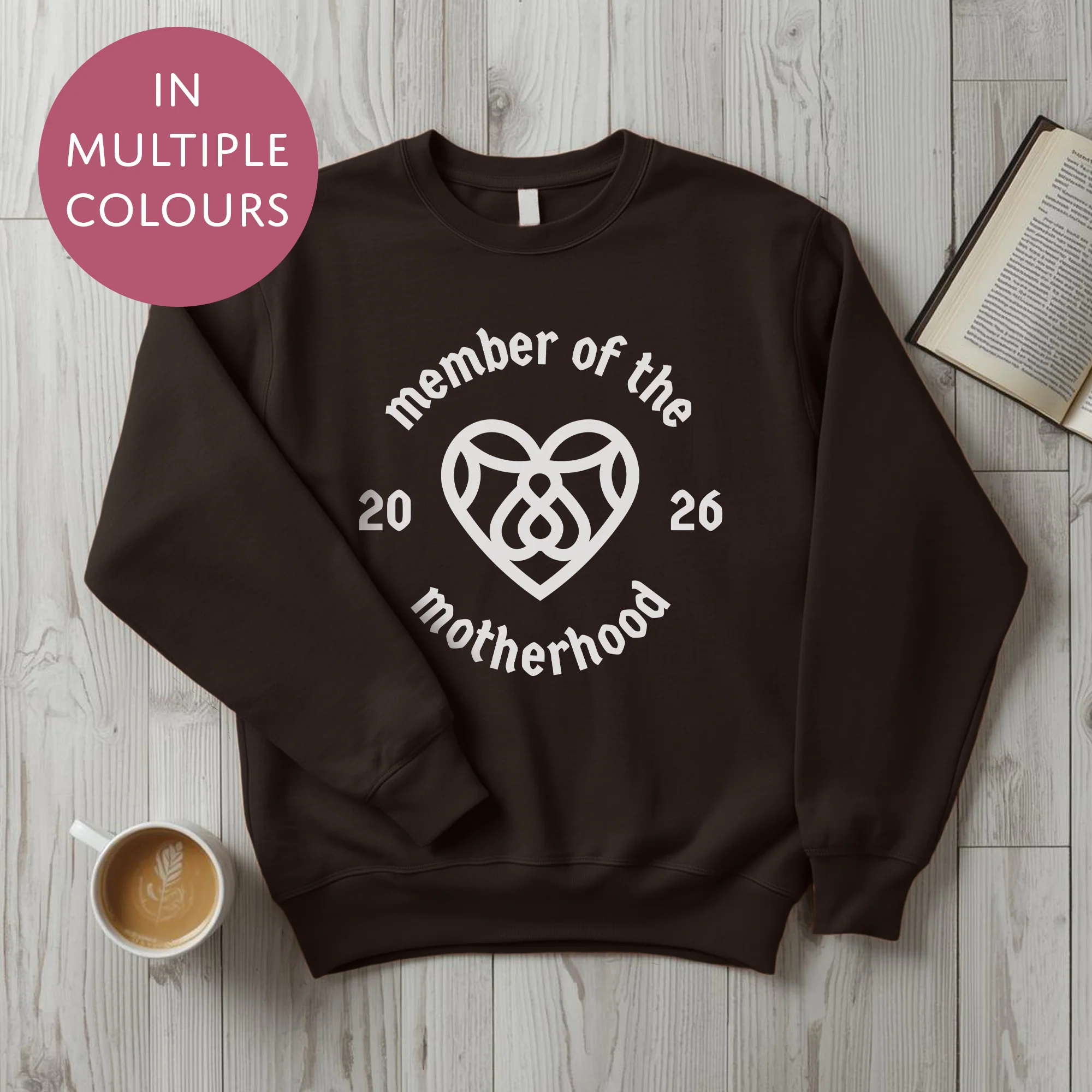 Personalised Motherhood Club Sweater With Custom Year - Cool Cult Mothers Day Gift For Mum - Image 9