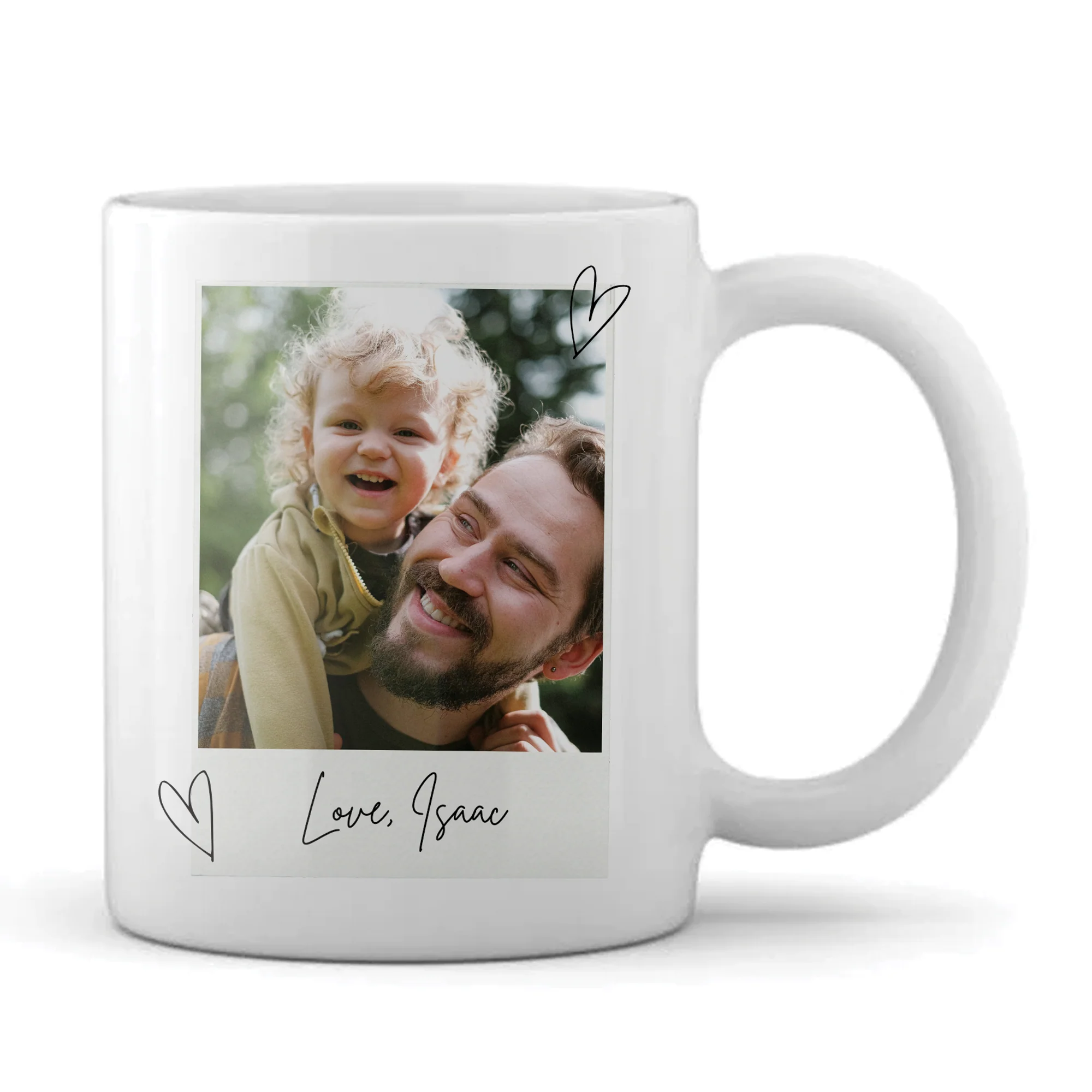 Personalised Mug - For Dad - Polaroid Design - Image 3