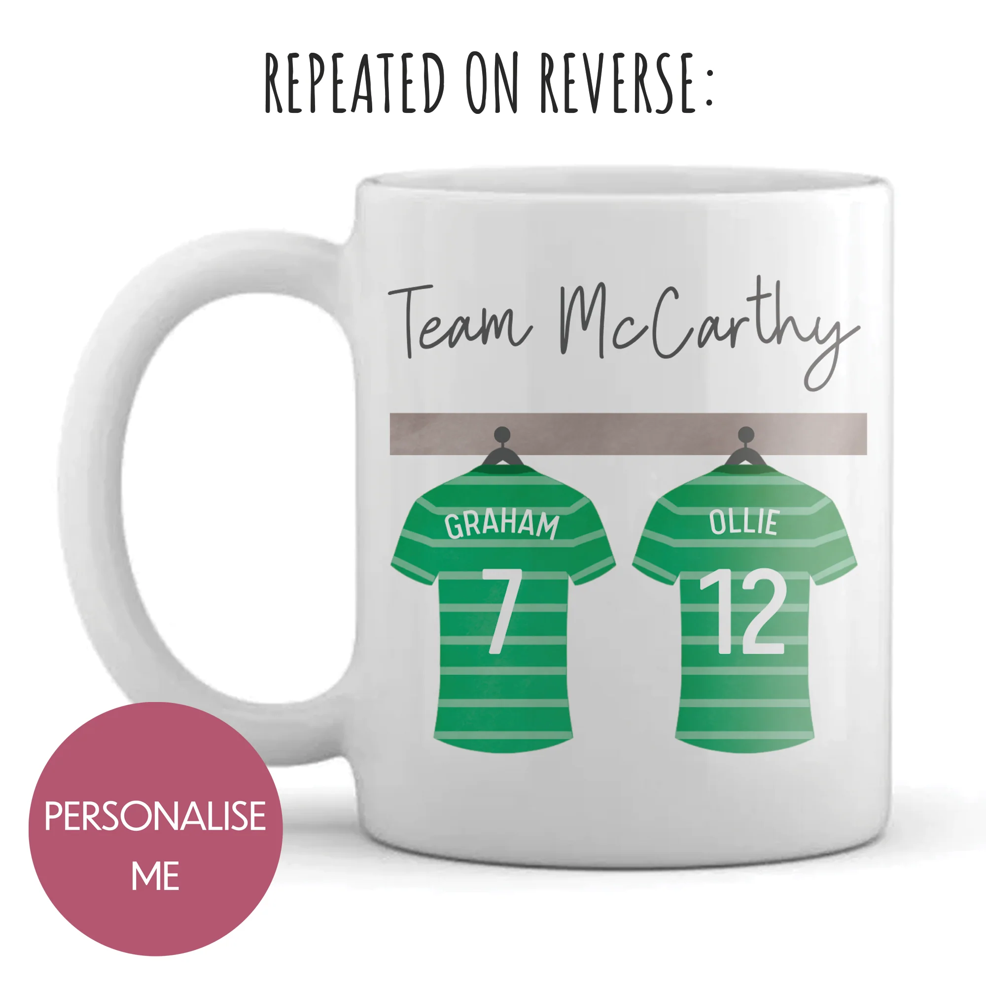 Personalised Mug - For Dad - Team *Family* Design - Image 6