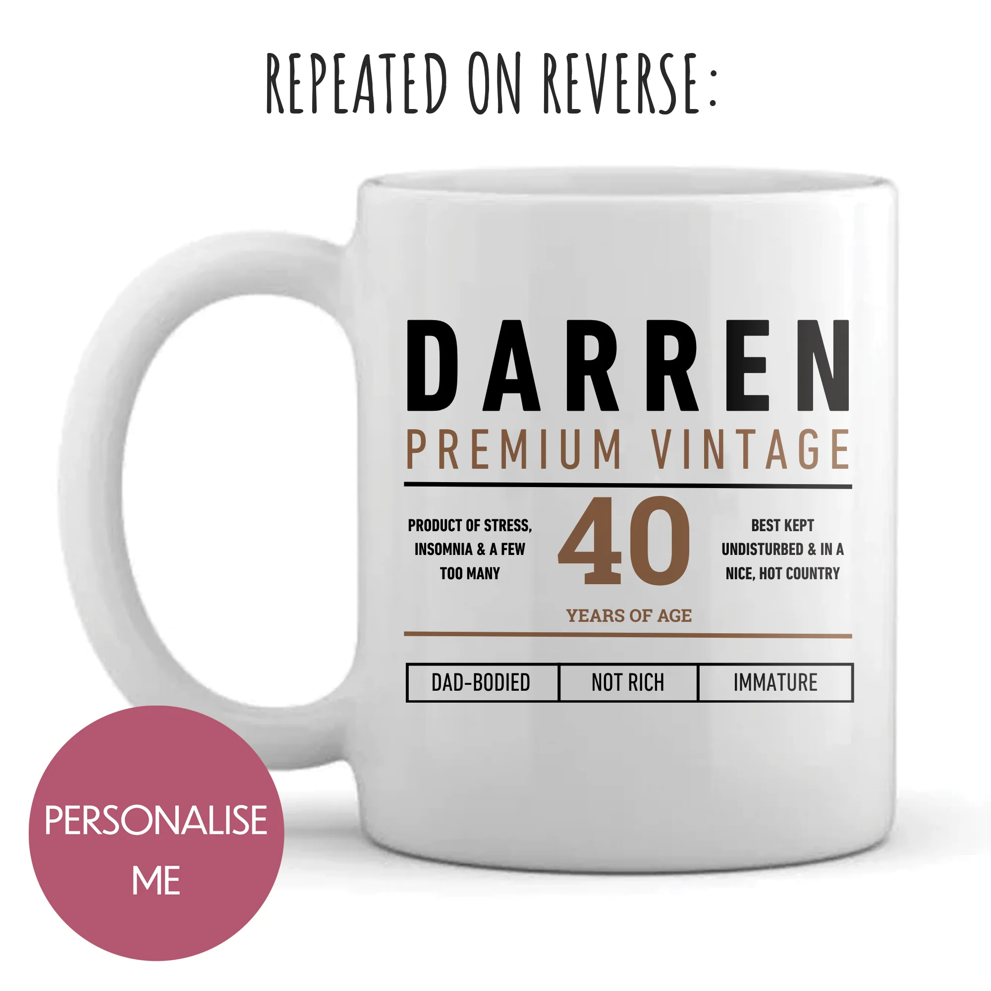 Personalised Mug - For Dad - The Whisky Lover - Image 2