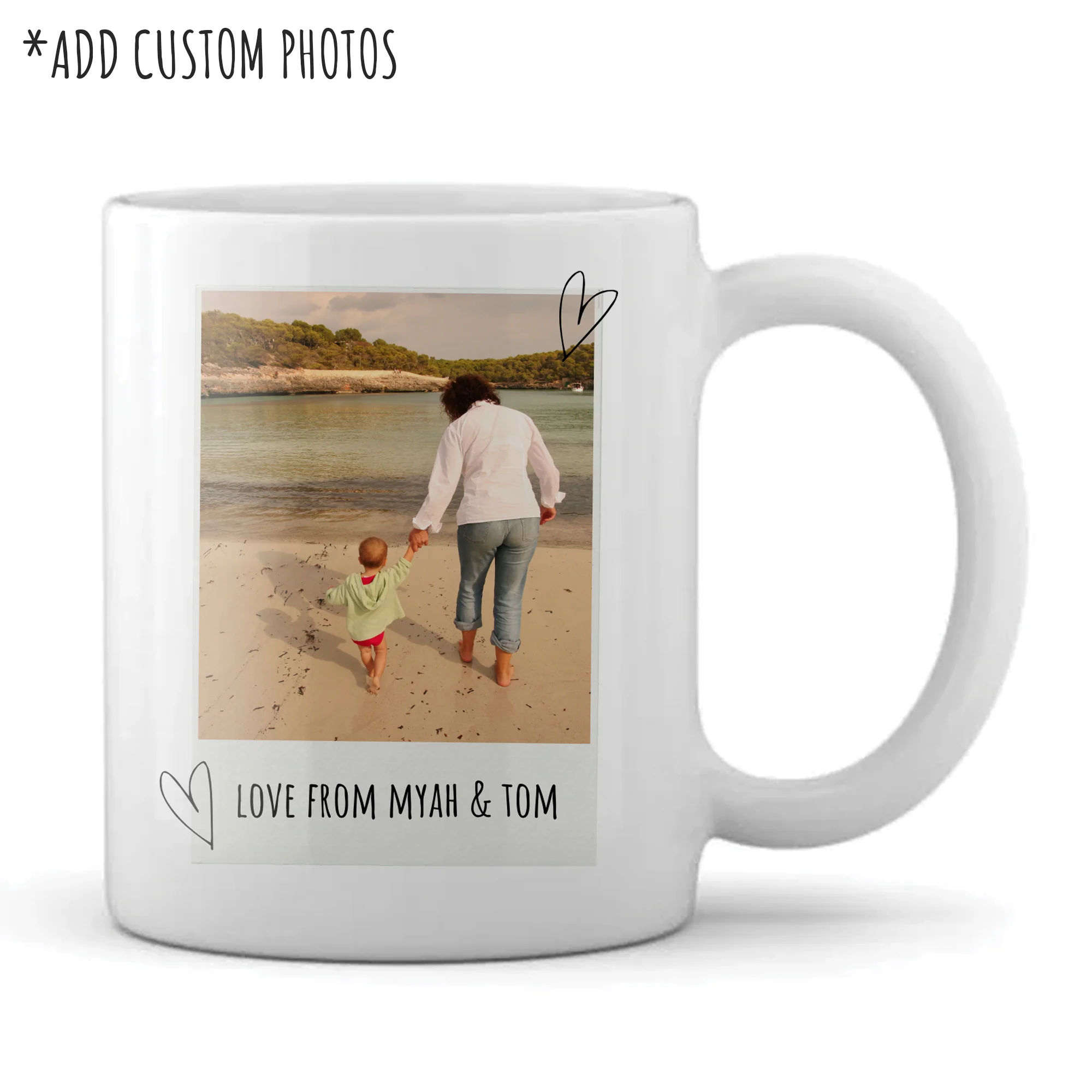 Personalised Mug - For Her - Polaroid Design - Image 2