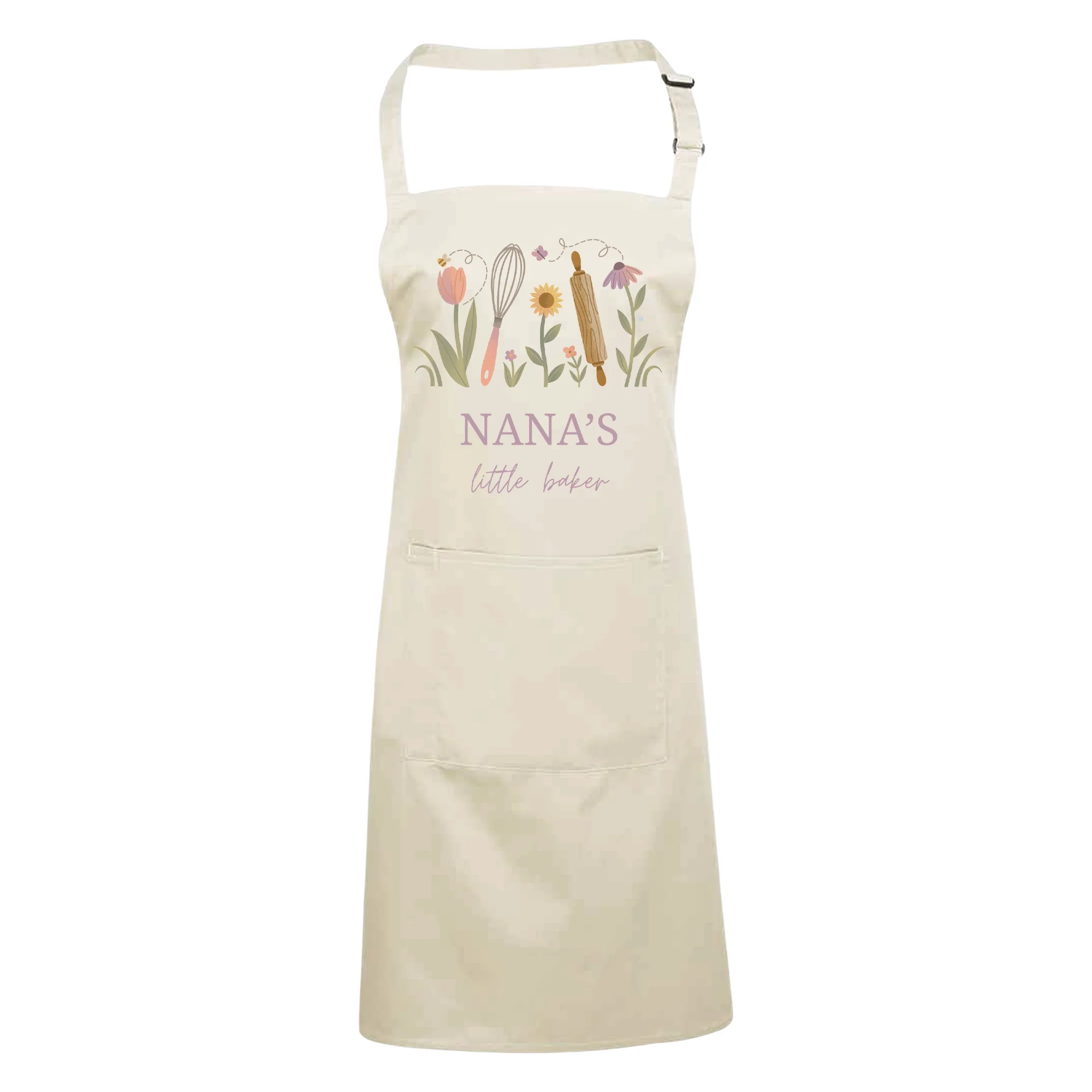 Personalised Floral Apron For Her - Mothers Day Gift For Mum, Grandma - Image 6