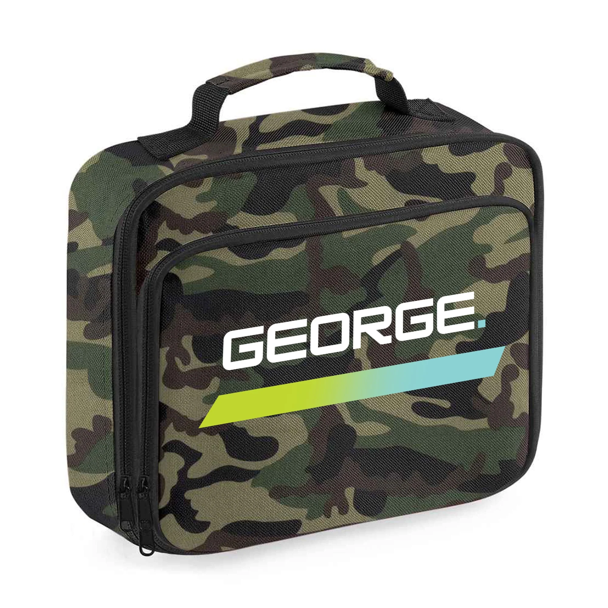 Personalised Neon Line - Lunch Bag - Image 3
