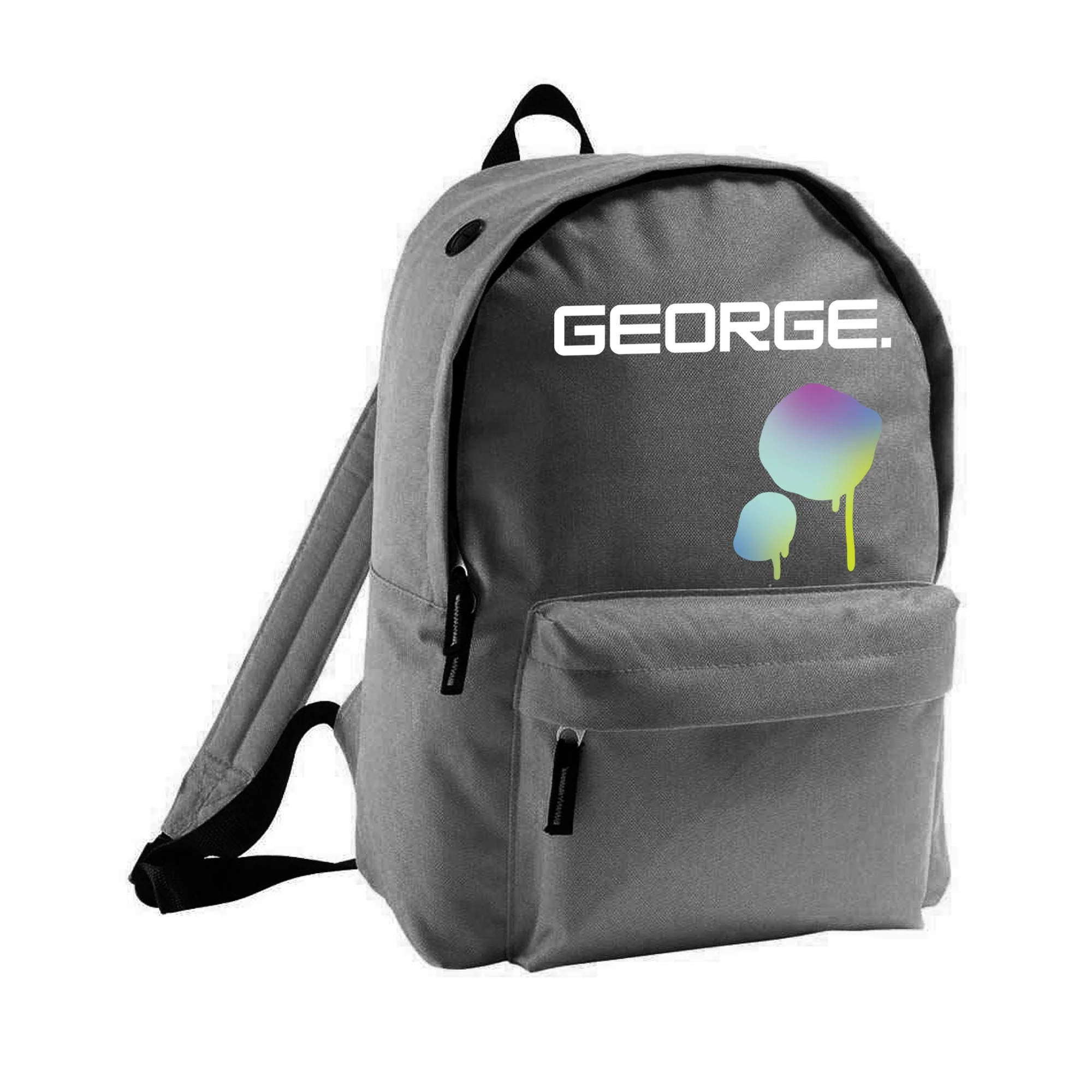 Personalised Paint Splat Design - Backpack - Image 3