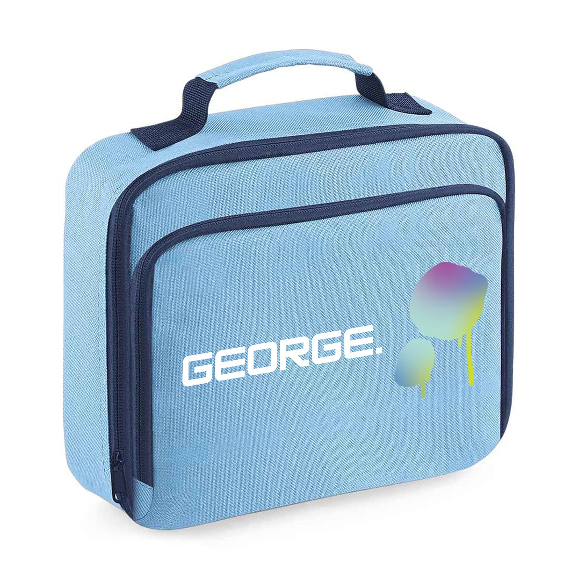Personalised Paint Splat Design - Lunch Bag - Image 2