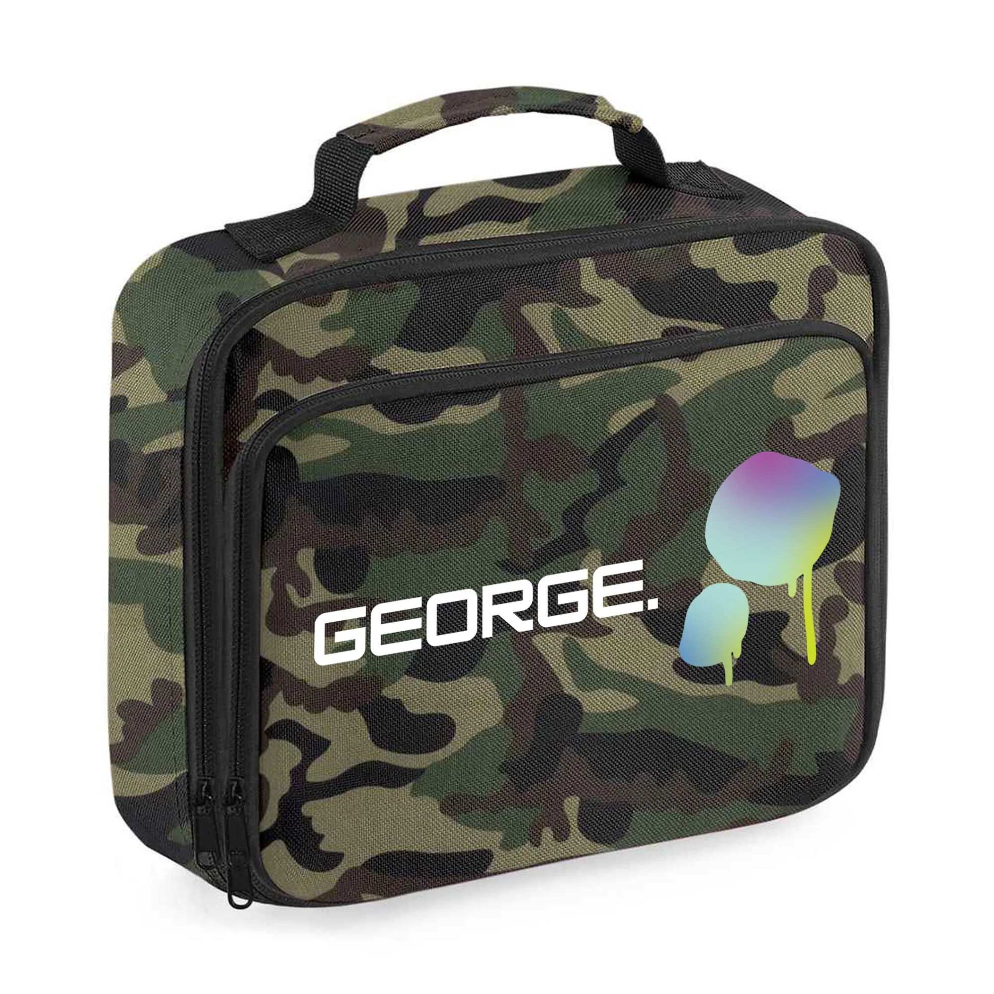 Personalised Paint Splat Design - Lunch Bag - Image 3