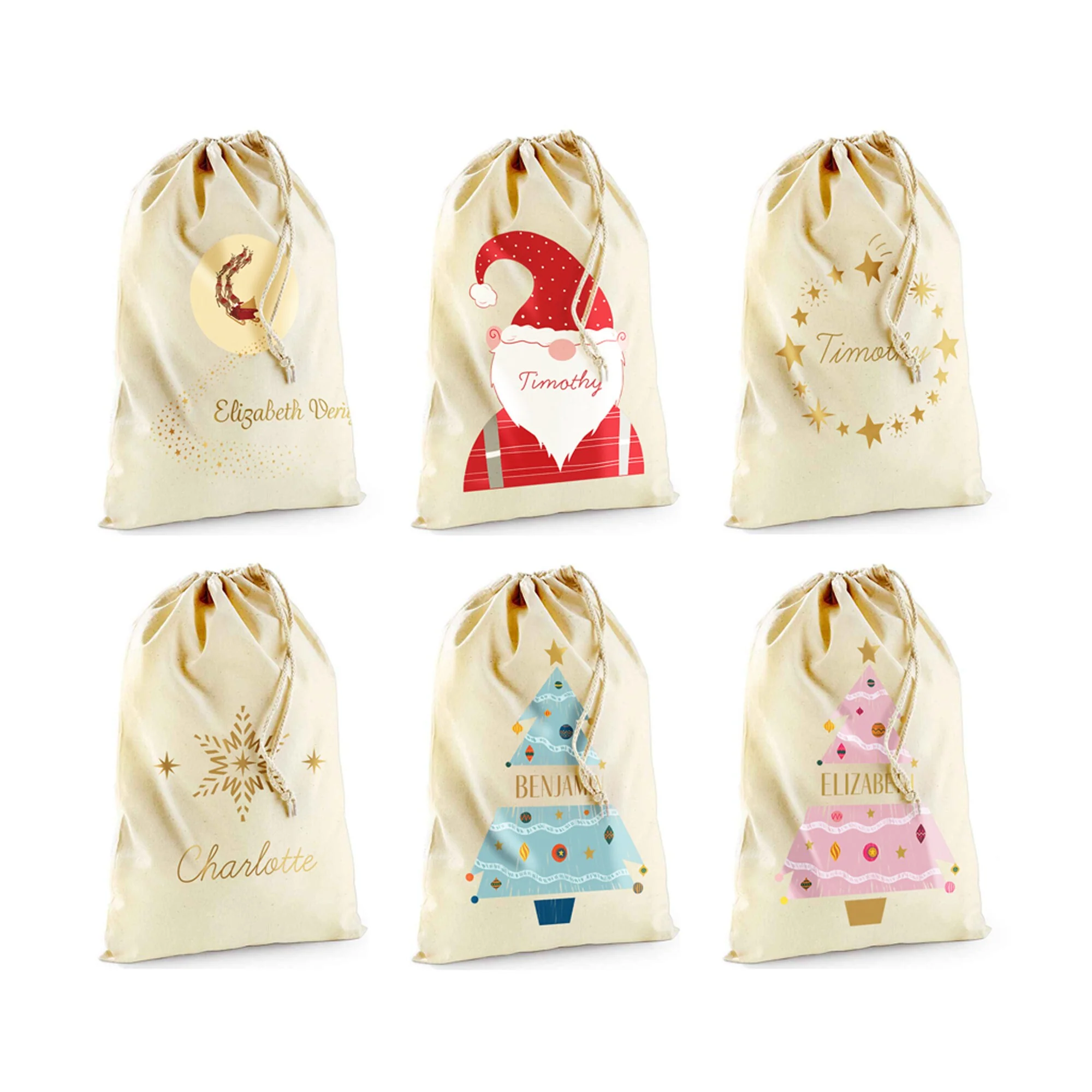 Personalised Polar Bear Christmas Sack - Image 10