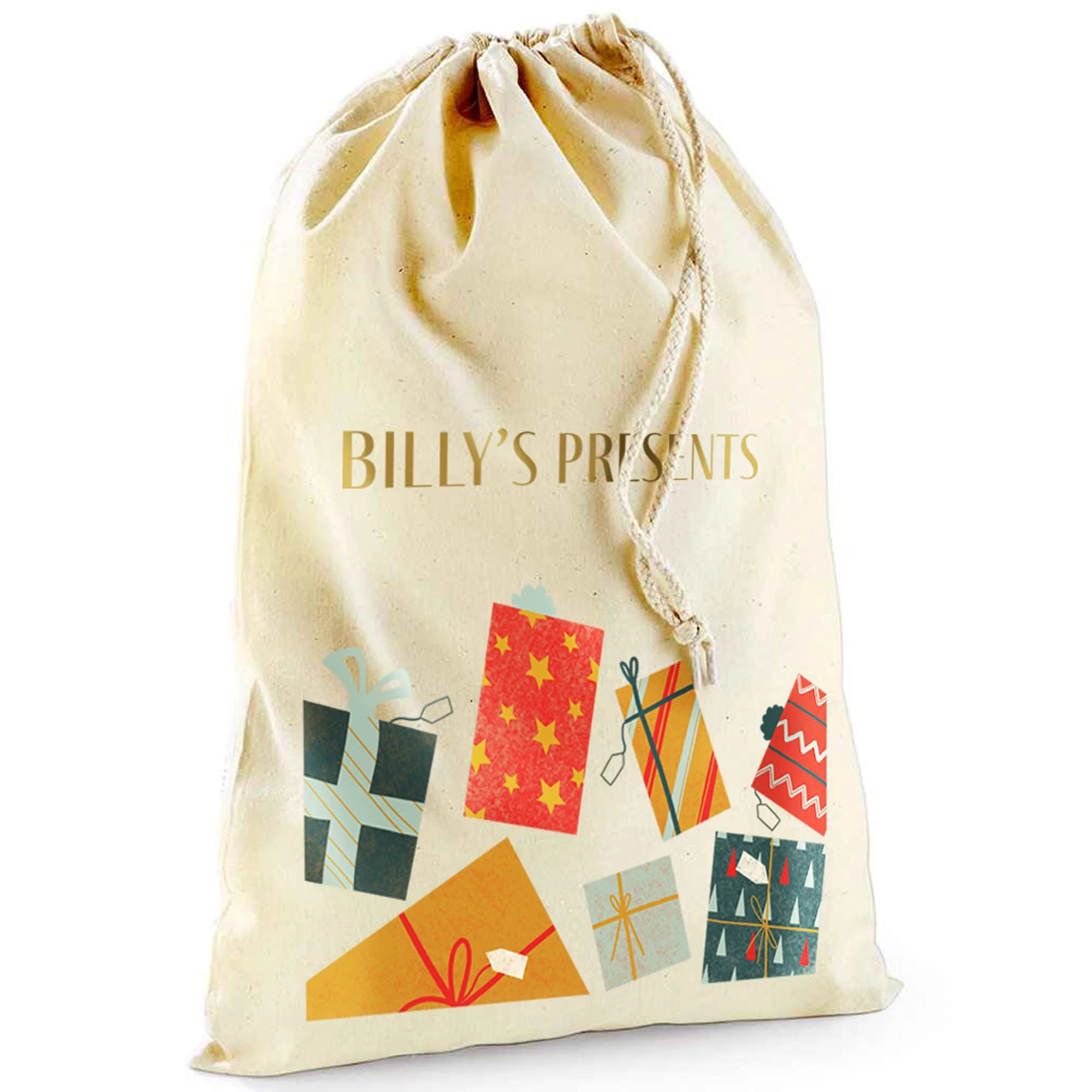 Personalised Initial & Name Christmas Sack - Image 4