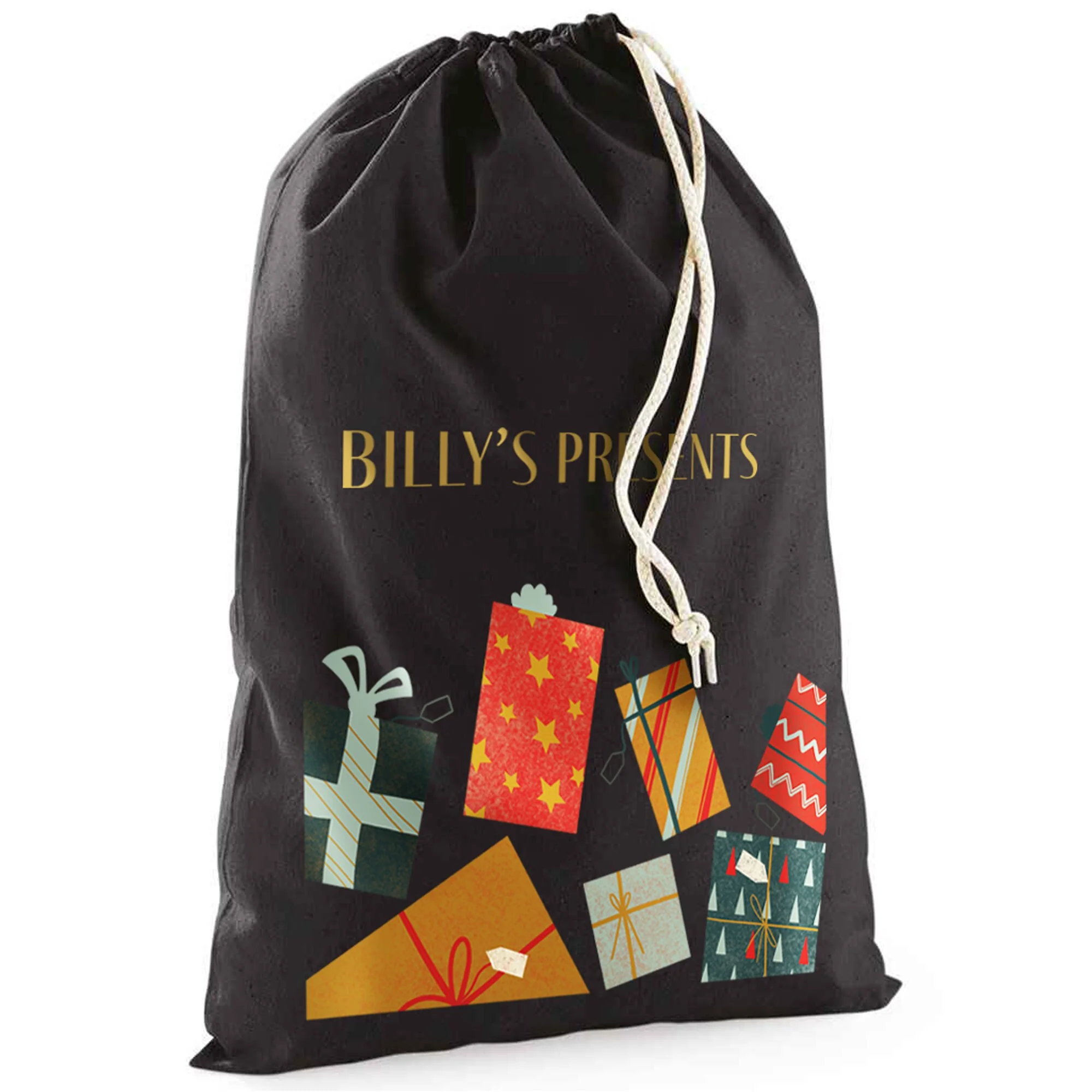 Personalised Initial & Name Christmas Sack - Image 5