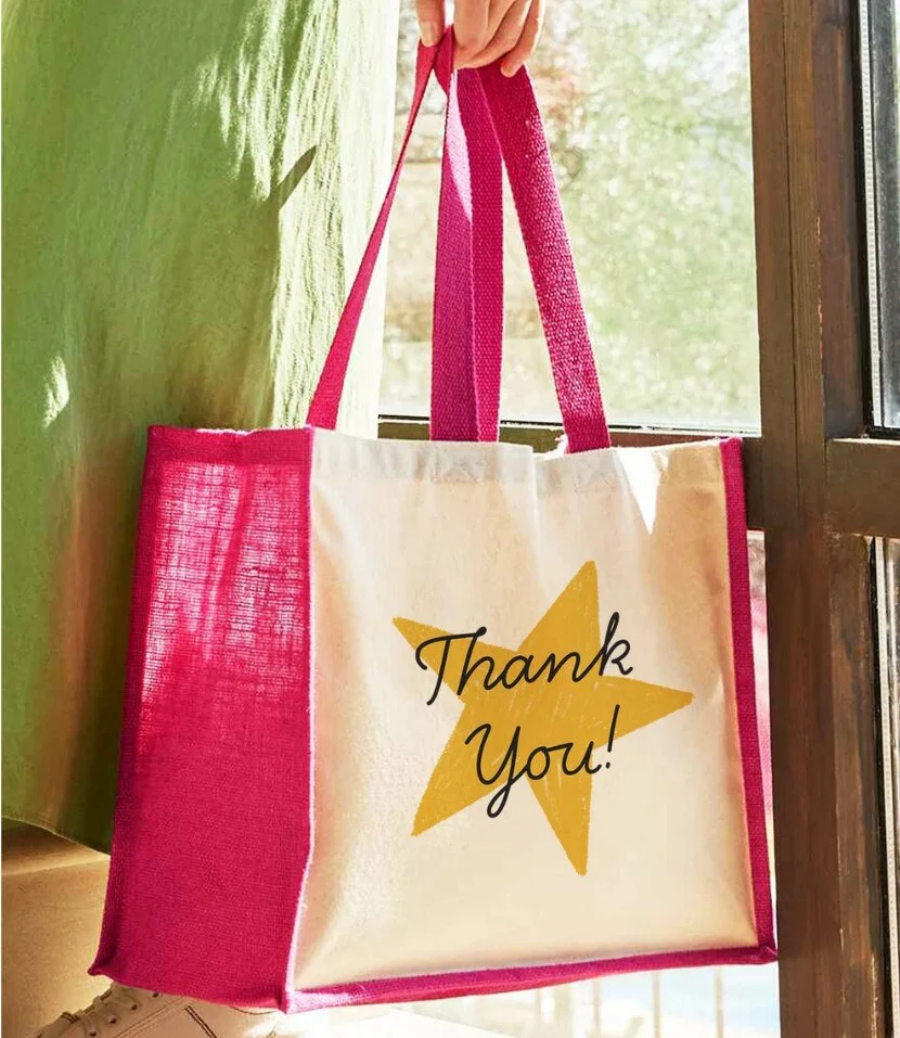 Personalised Teacher Bag, Custom Teacher Stuff Bag, Teacher Tote Bag, Teacher Gift, TA Gift, Thank You Teacher Present, Jute Lunch Bag - Image 4