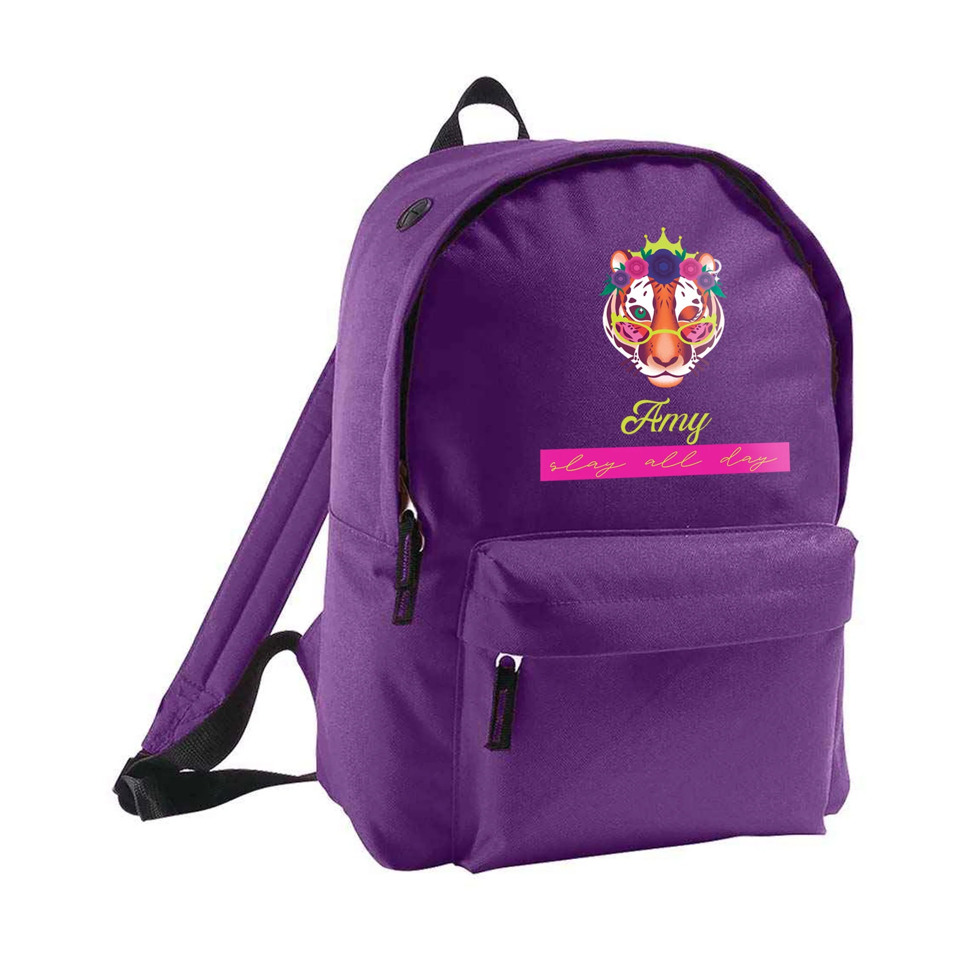 Personalised Tiger Design - Backpack - Image 3