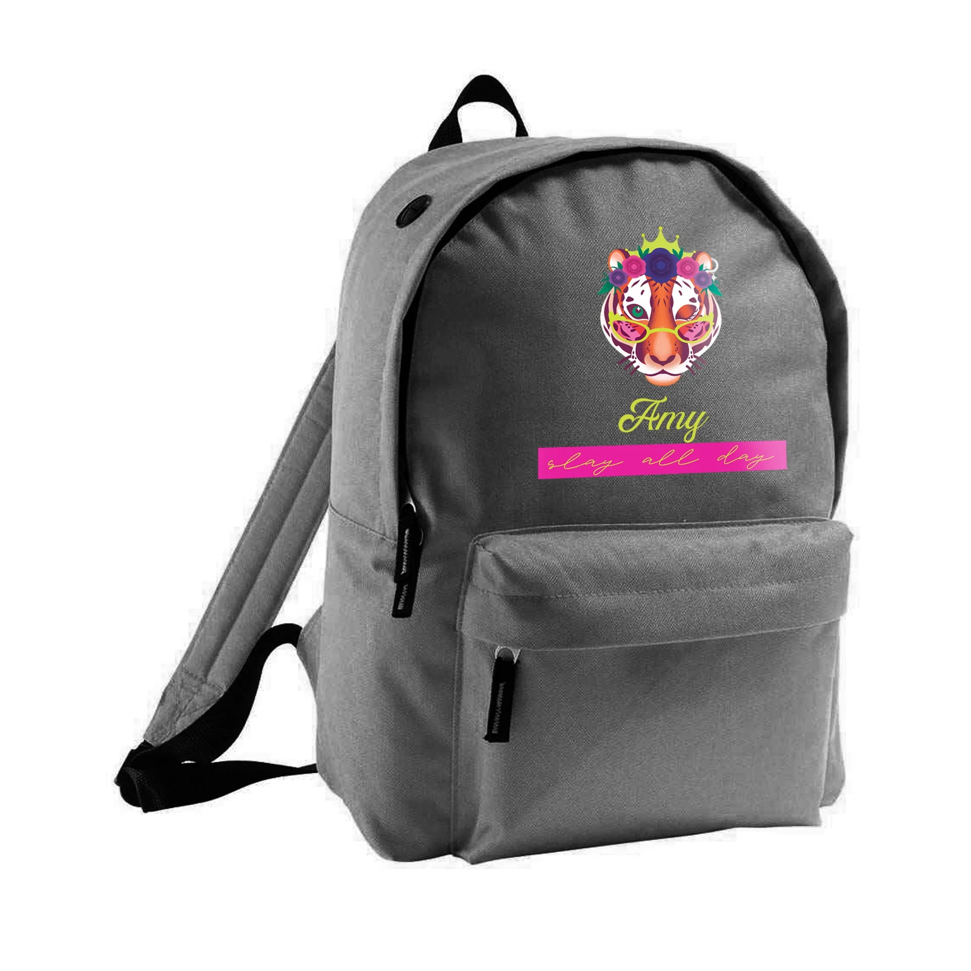 Personalised Tiger Design - Backpack - Image 4
