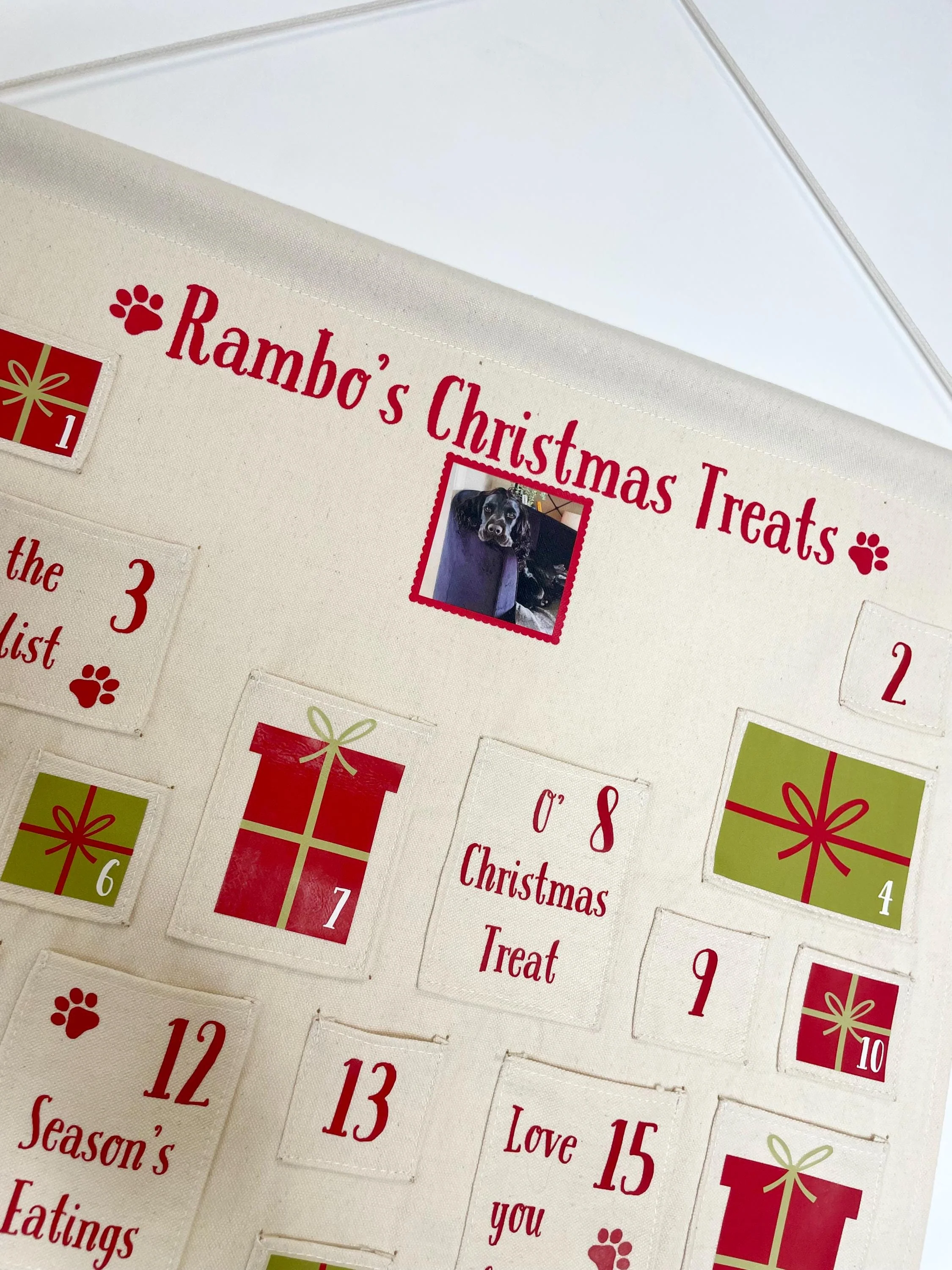 Personalised pet advent calendar - Custom dog advent calendar - Image 7