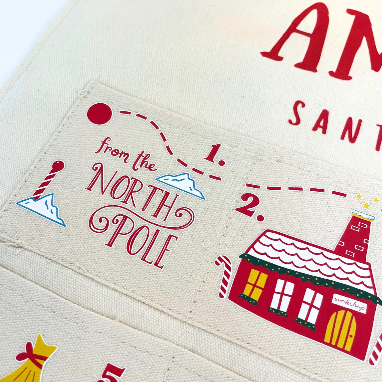 Personalised Santa Tracker Advent Calendar | Custom Made for Kids & Family - Image 6