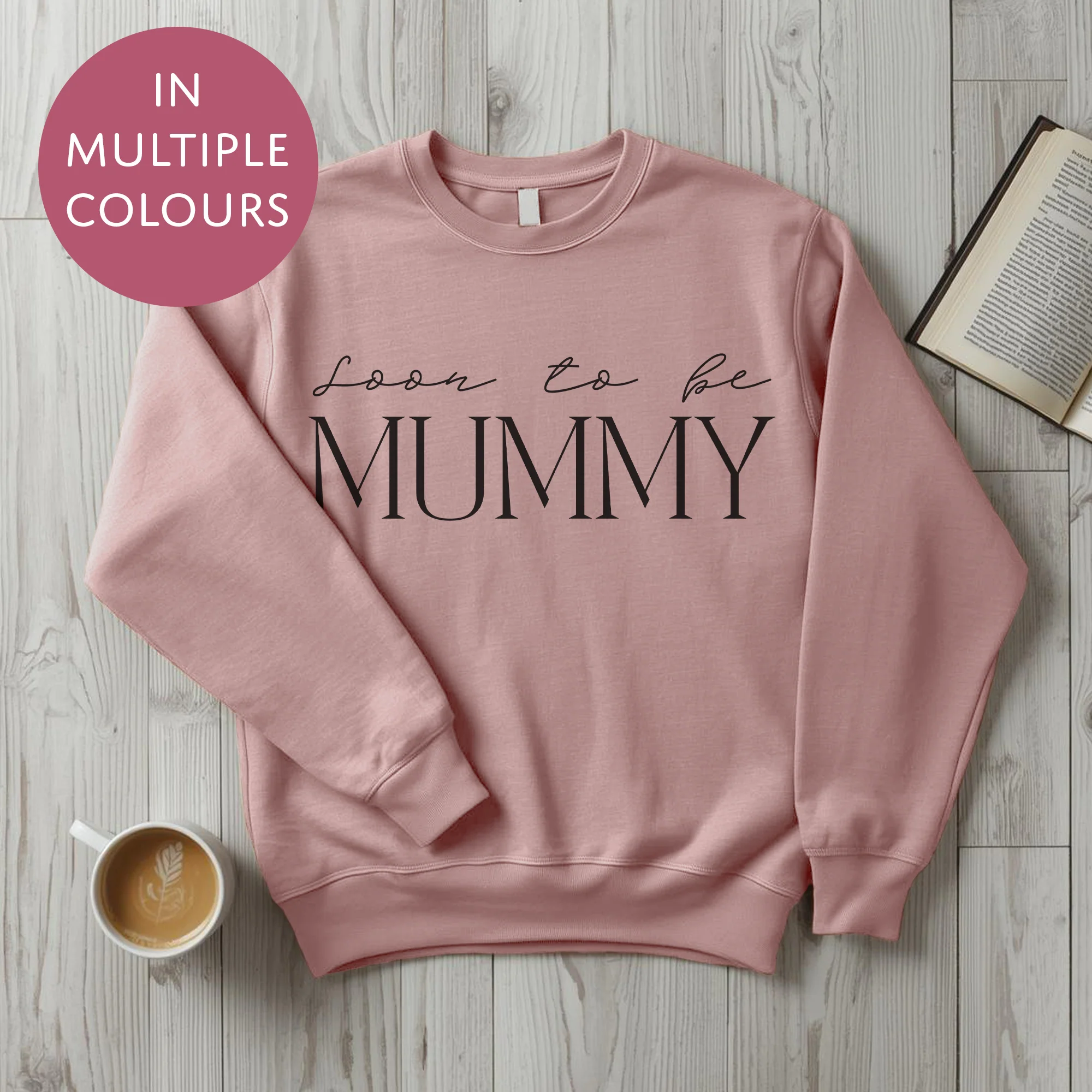 Soon To Be Mummy Sweater - Baby Shower Announcement Gift - Custom Mothers Day Jumper - Image 10