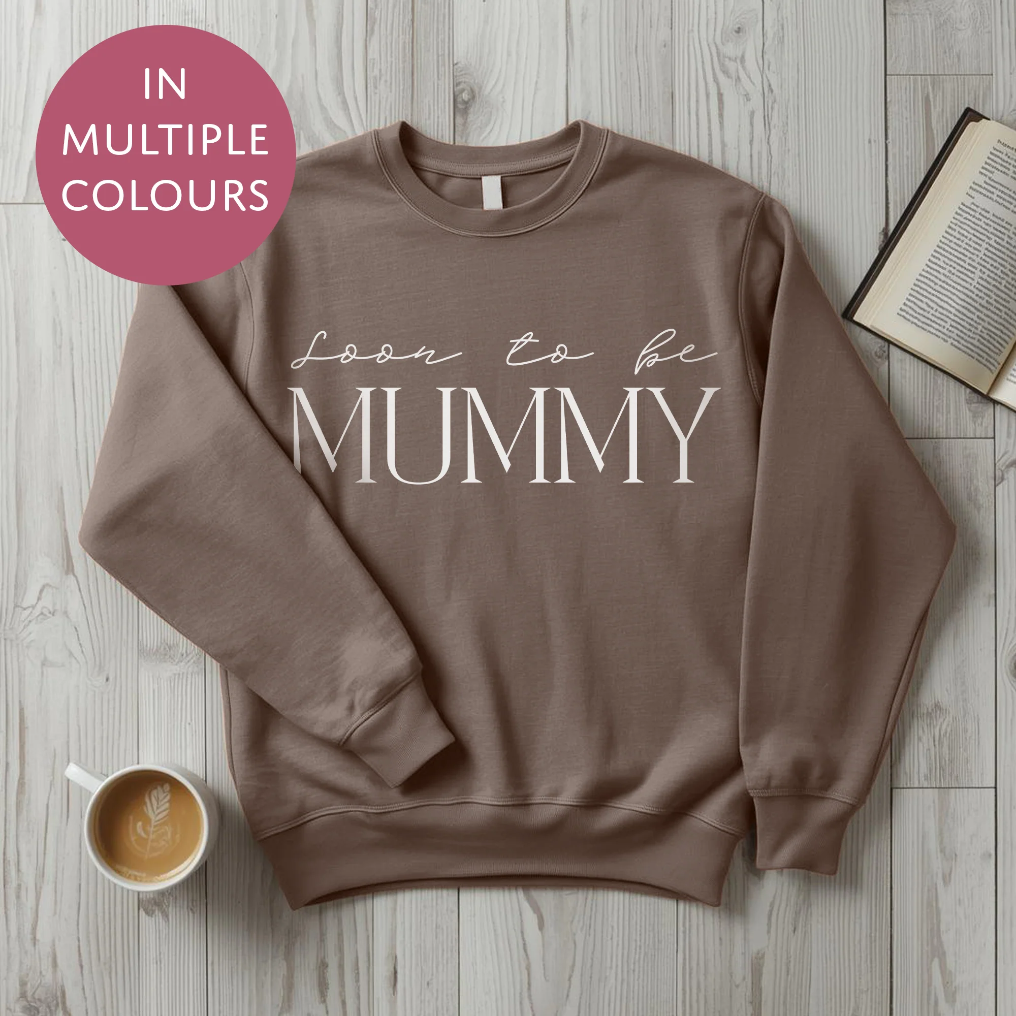 Soon To Be Mummy Sweater - Baby Shower Announcement Gift - Custom Mothers Day Jumper - Image 8
