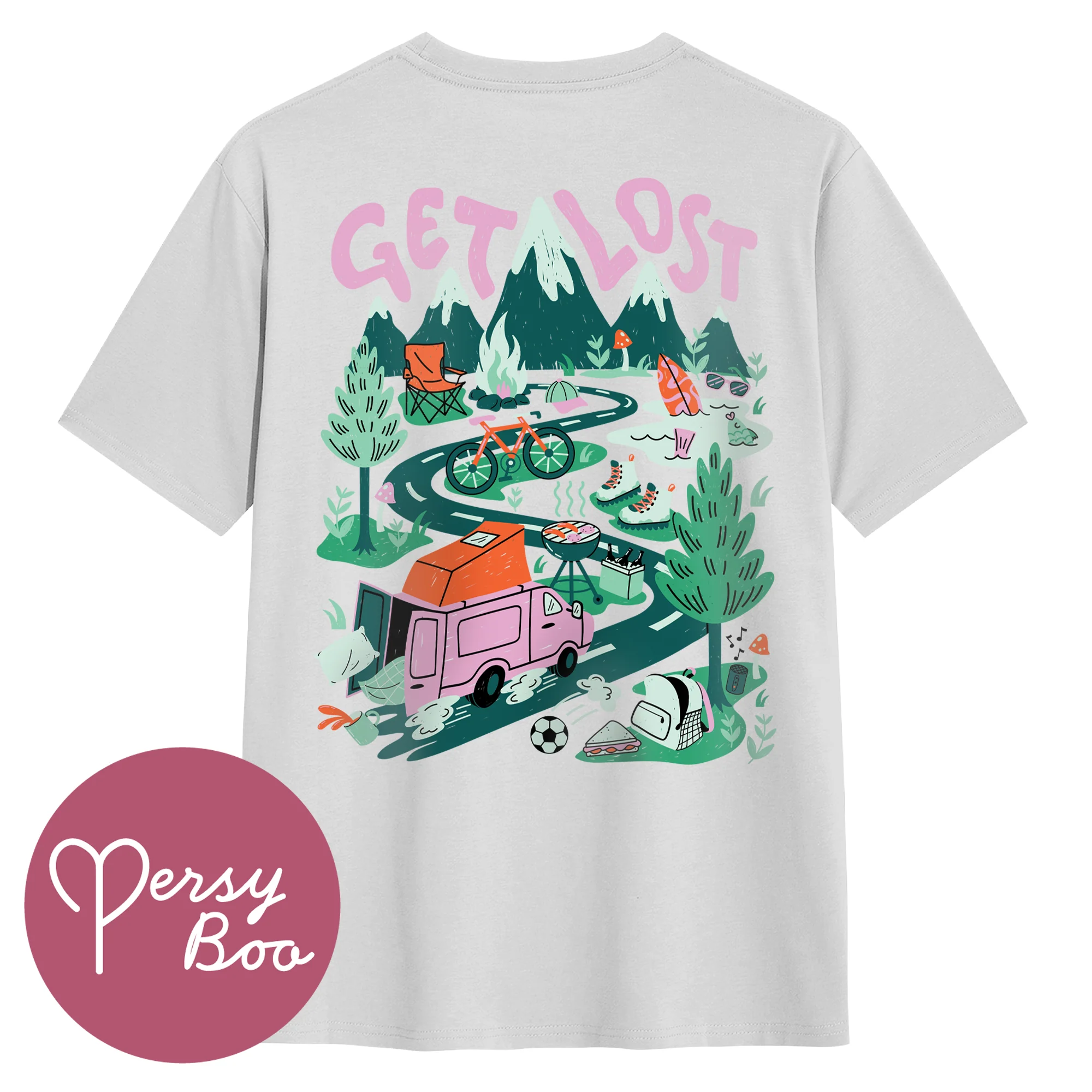 Get Lost Backprint - T-Shirt For Him - Image 5